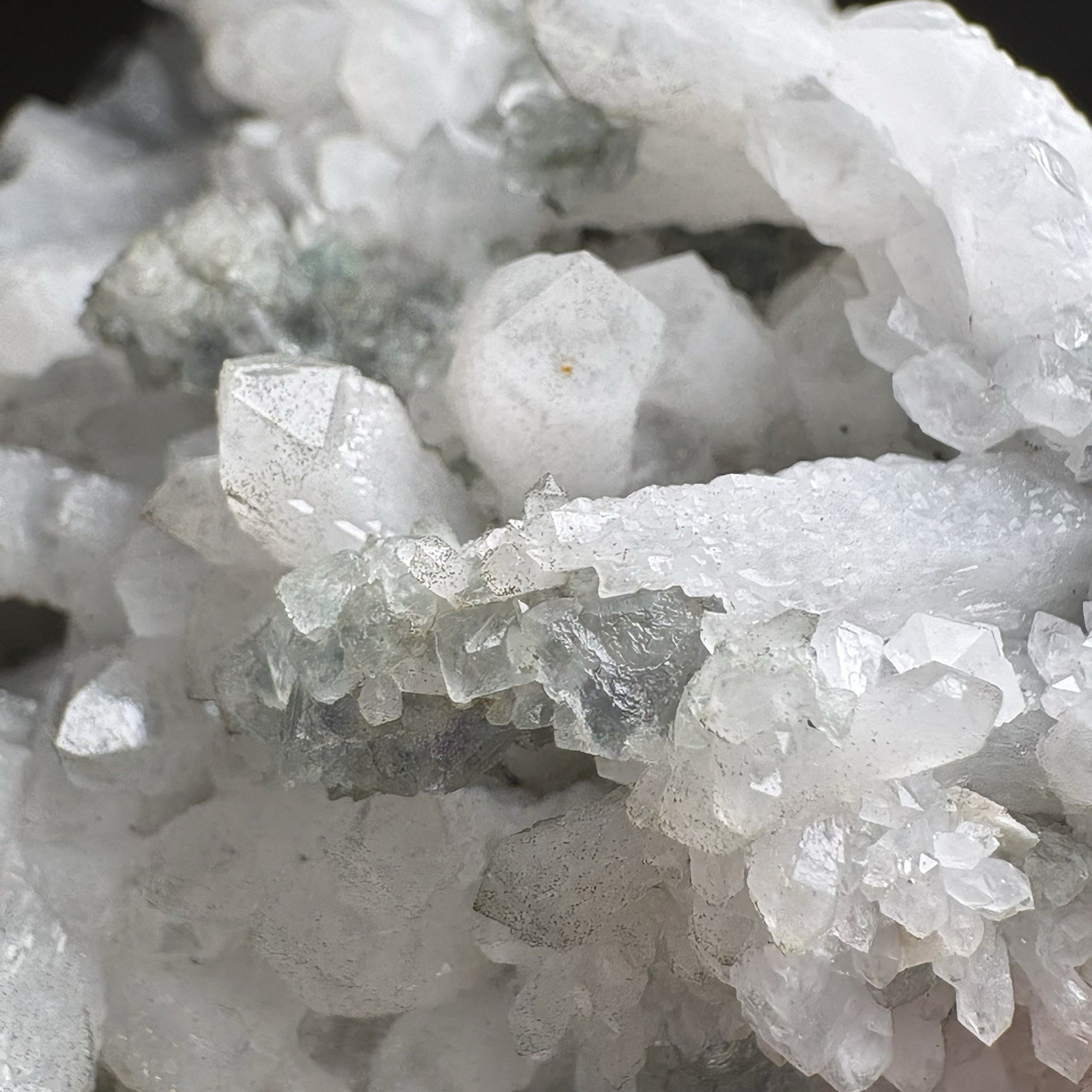 Natural Chlorite Quartz w/ Fluorite Cluster Specimen Inner Mongolia Specimen