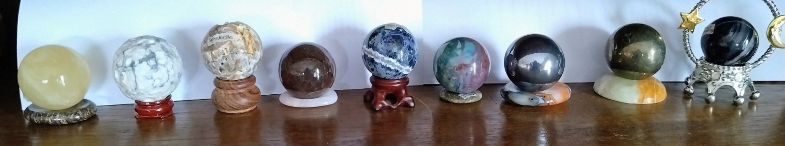 Various Crystal Spheres