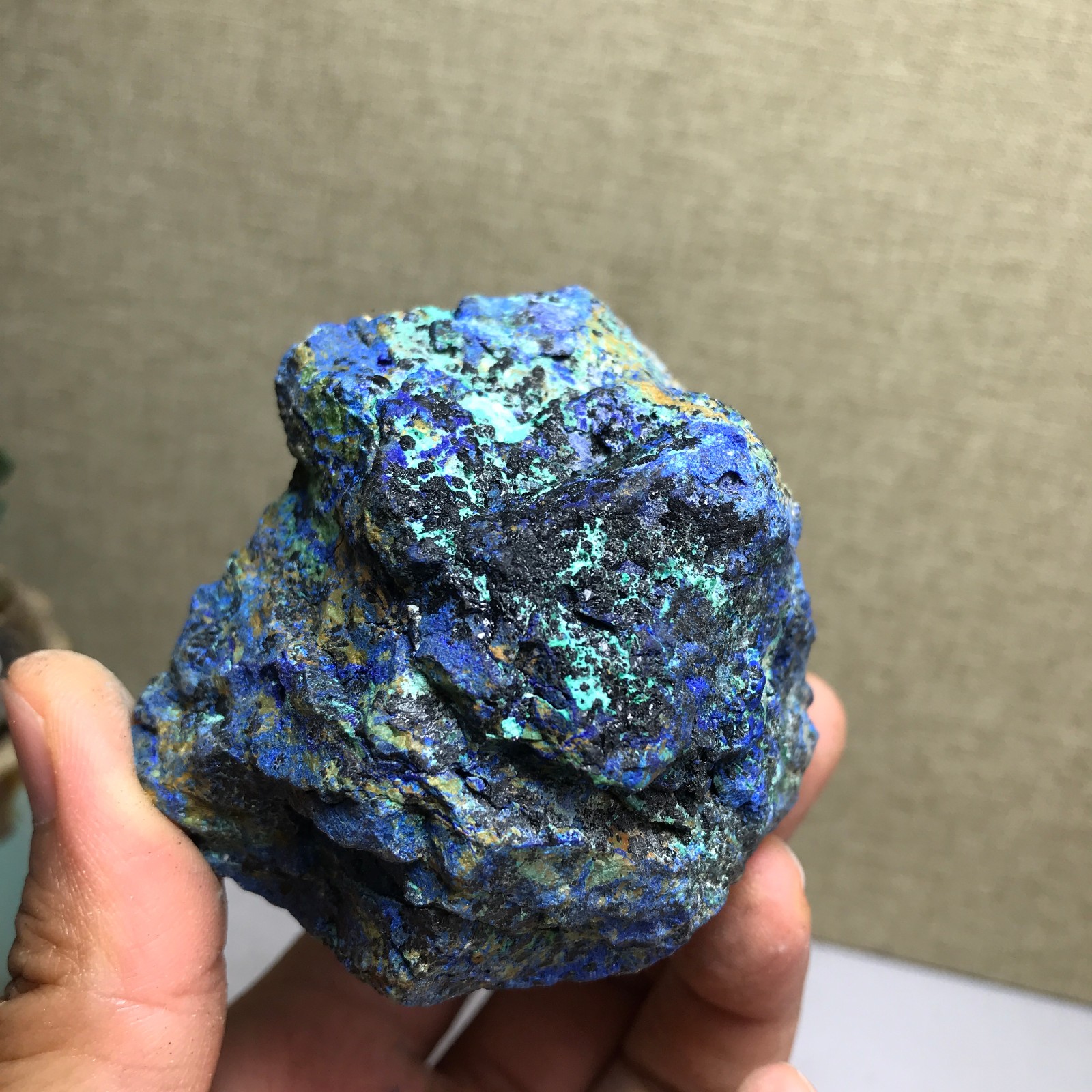 278g Natural Azurite Malachite gemstone Rough original Crystal Specimen A4872