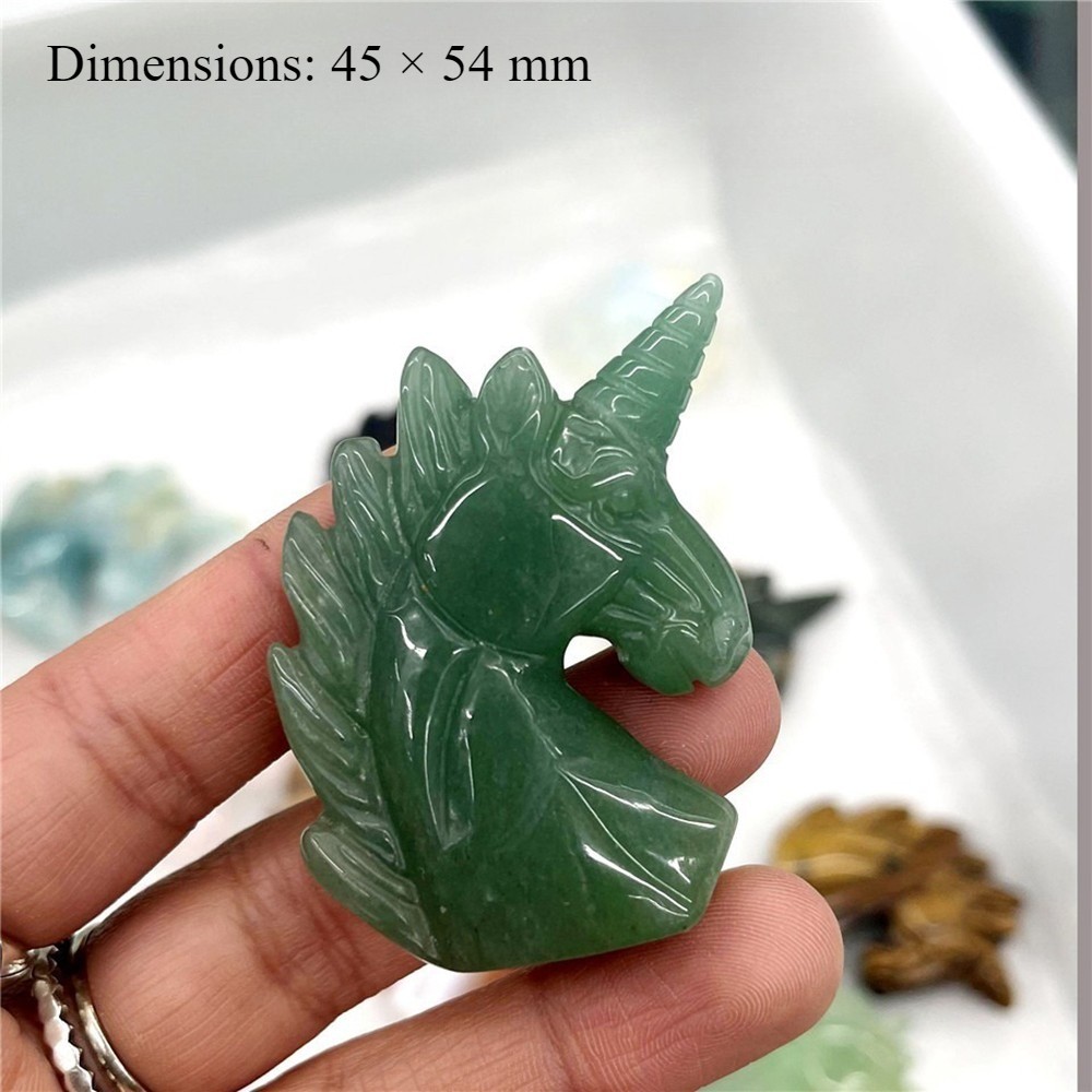 Beautiful Elegant Luxurious Premium High-Quality Natural Jade Unicorn Decoration