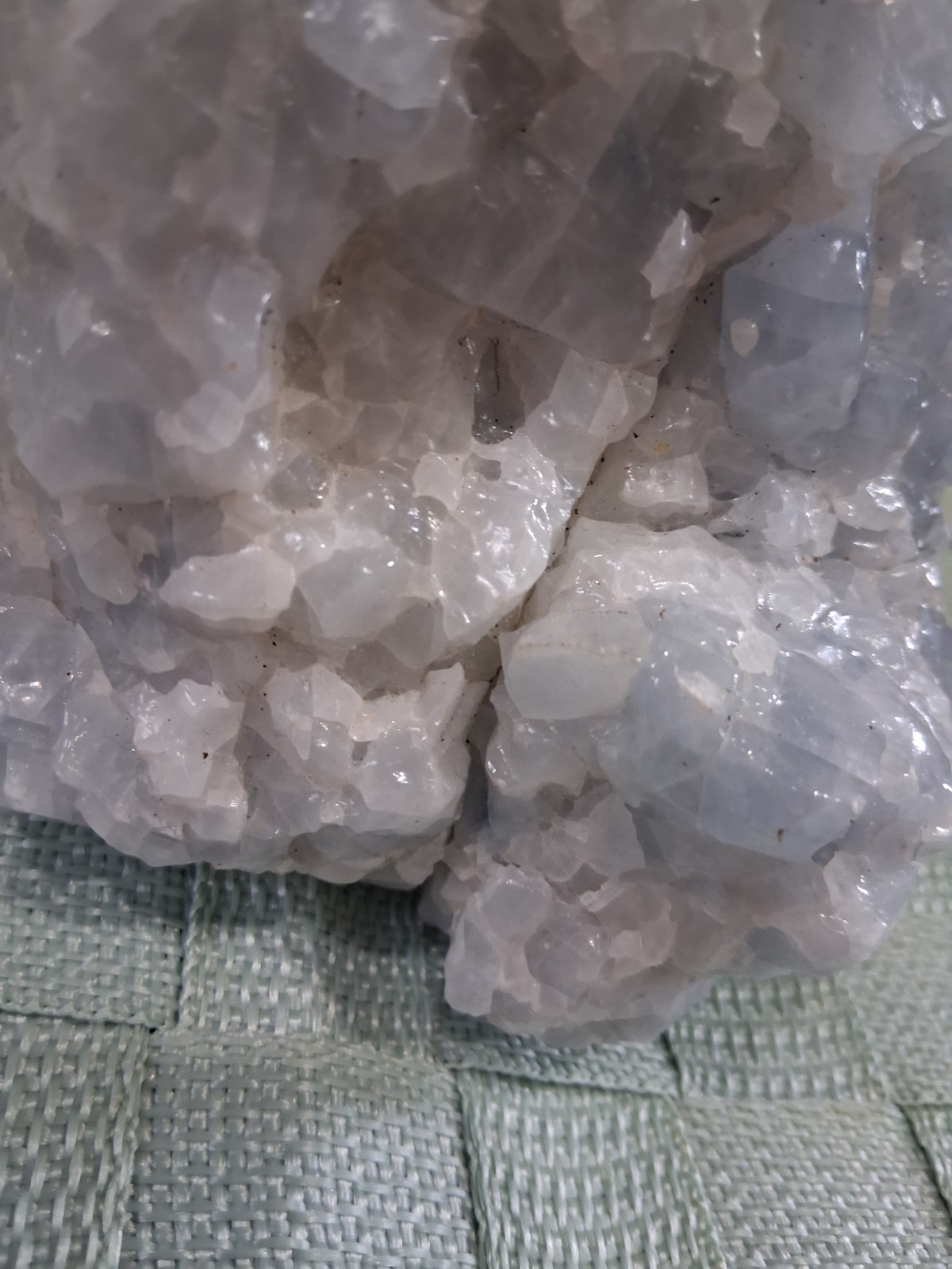 Large Natural Sky Blue Raw Calcite Specimen 2.78lbs Heritage Crystal Gem Stone