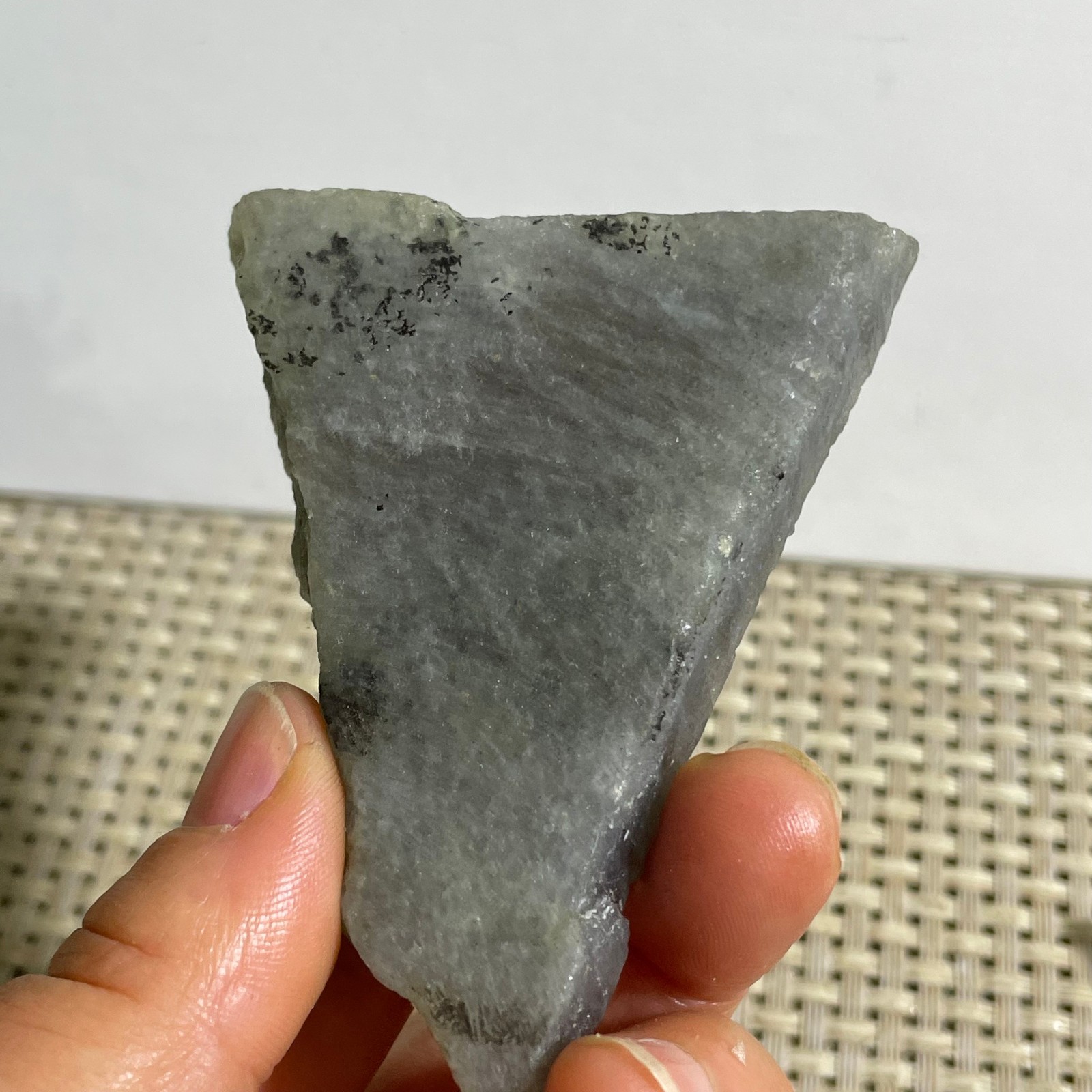 Rare Flashy Labradorite Slab Crystal Rough Gemstone Raw Labradorite Rough 69g