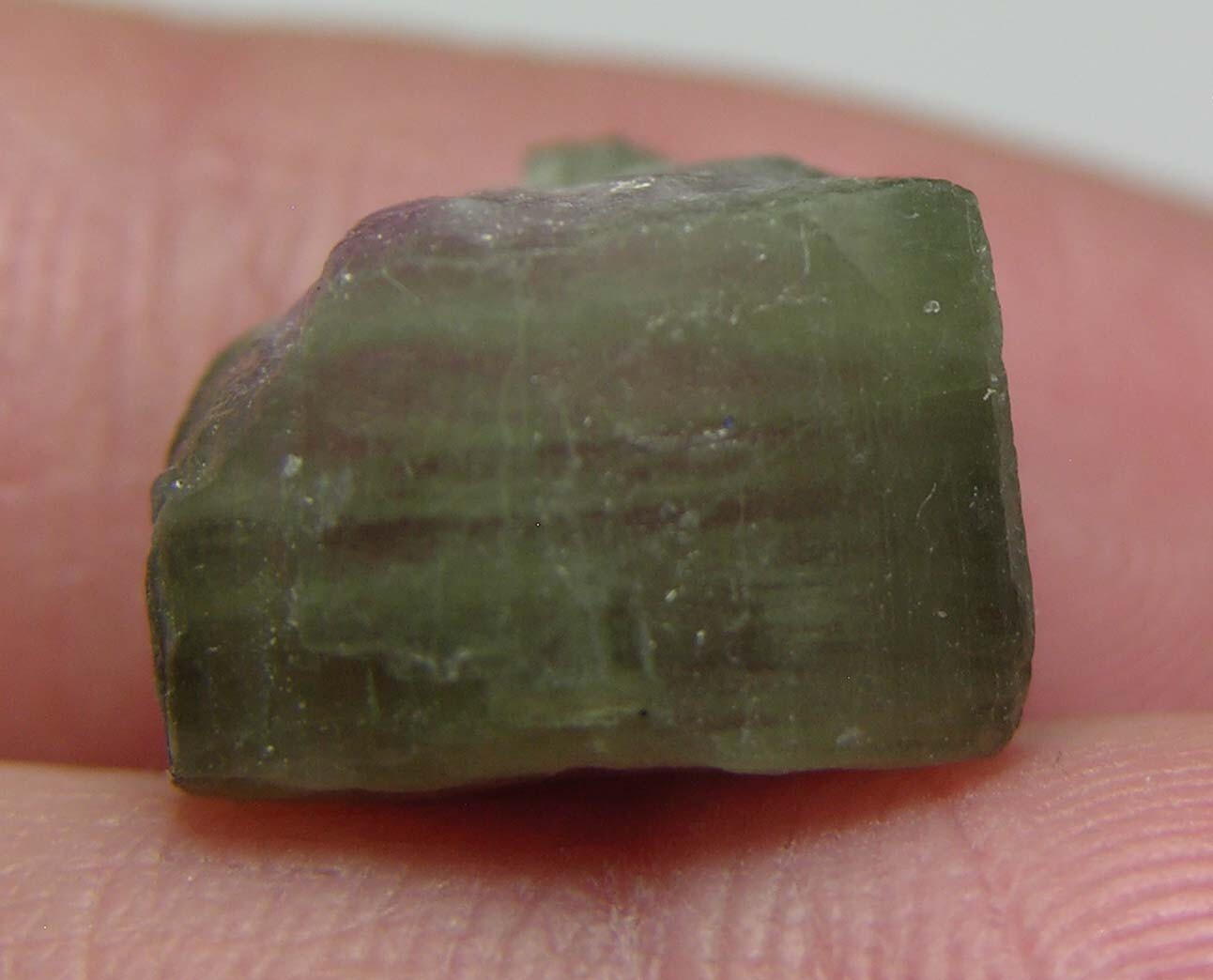 9.35ct Afghan 100% Natural Raw Watermelon Tourmaline Crystal Specimen 1.85g 12mm