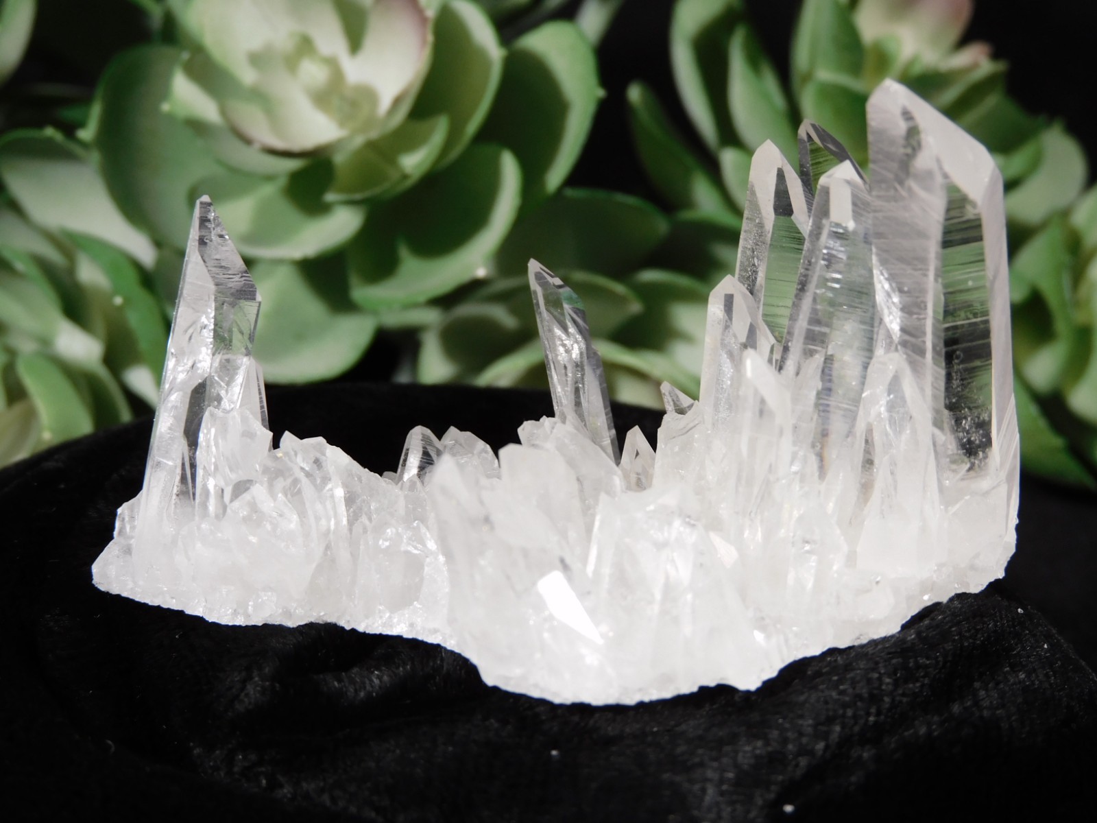 Super TRANSLUCENT Quartz Crystal BURR Cluster Collier Creek ARKANSAS 48.5gr
