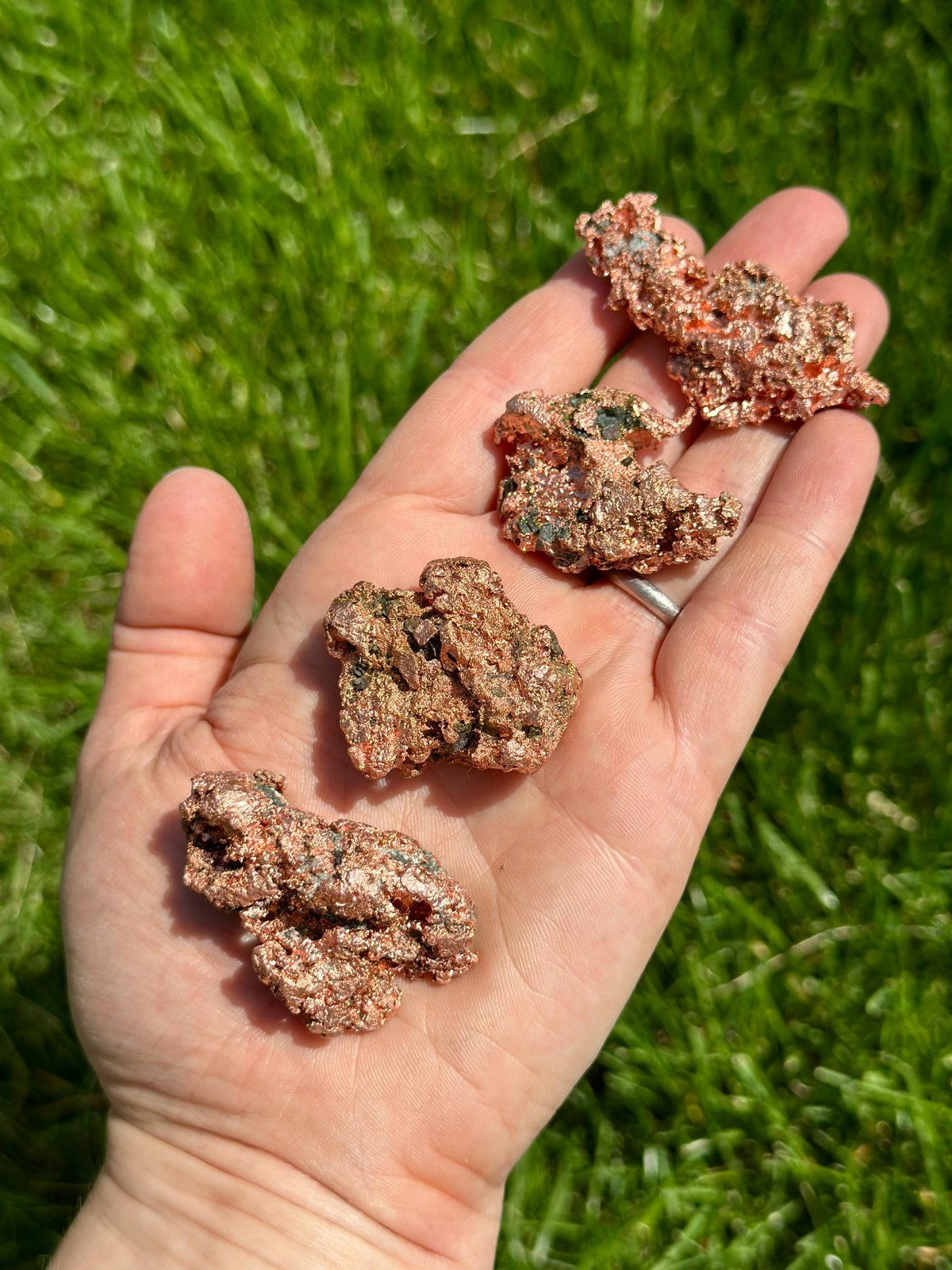 Raw Native Copper from Keweenaw Peninsula, Michigan, USA