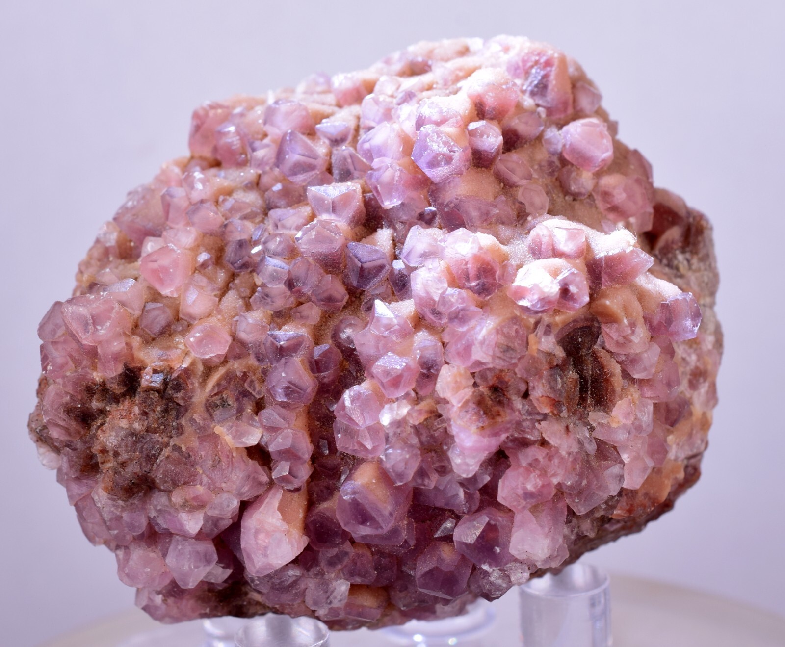 5cms COBALTOAN CALCITE SHINY CRYSTAL MOROCCO MINERAL SPECIMEN GB61