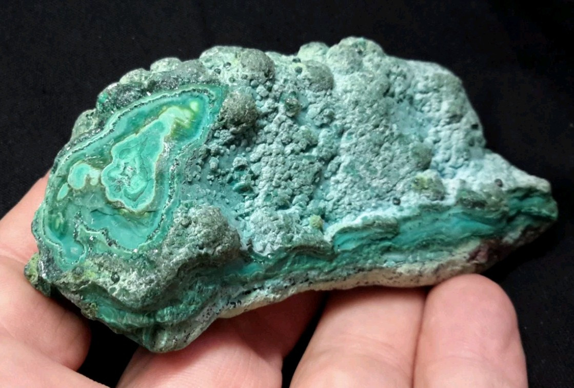 3.5″ MALACHITE from Katanga, Democratic Republic of the Congo