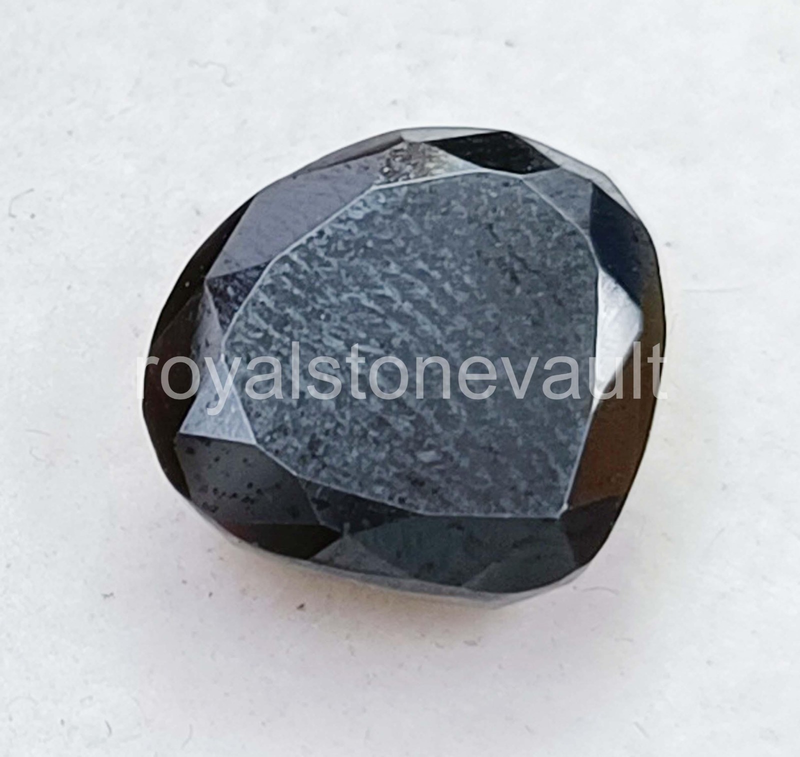 4.10 Ct IGL Certified Genuine Black Amethyst Pear Shape Loose Gemstone 5AOR