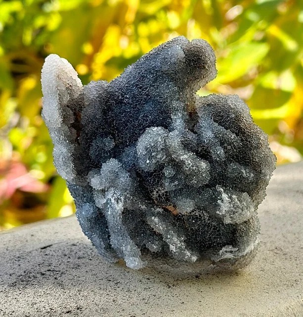 Raw Rough Black Sphalerite Cluster Geode Crystal Mineral Specimen Home Decor