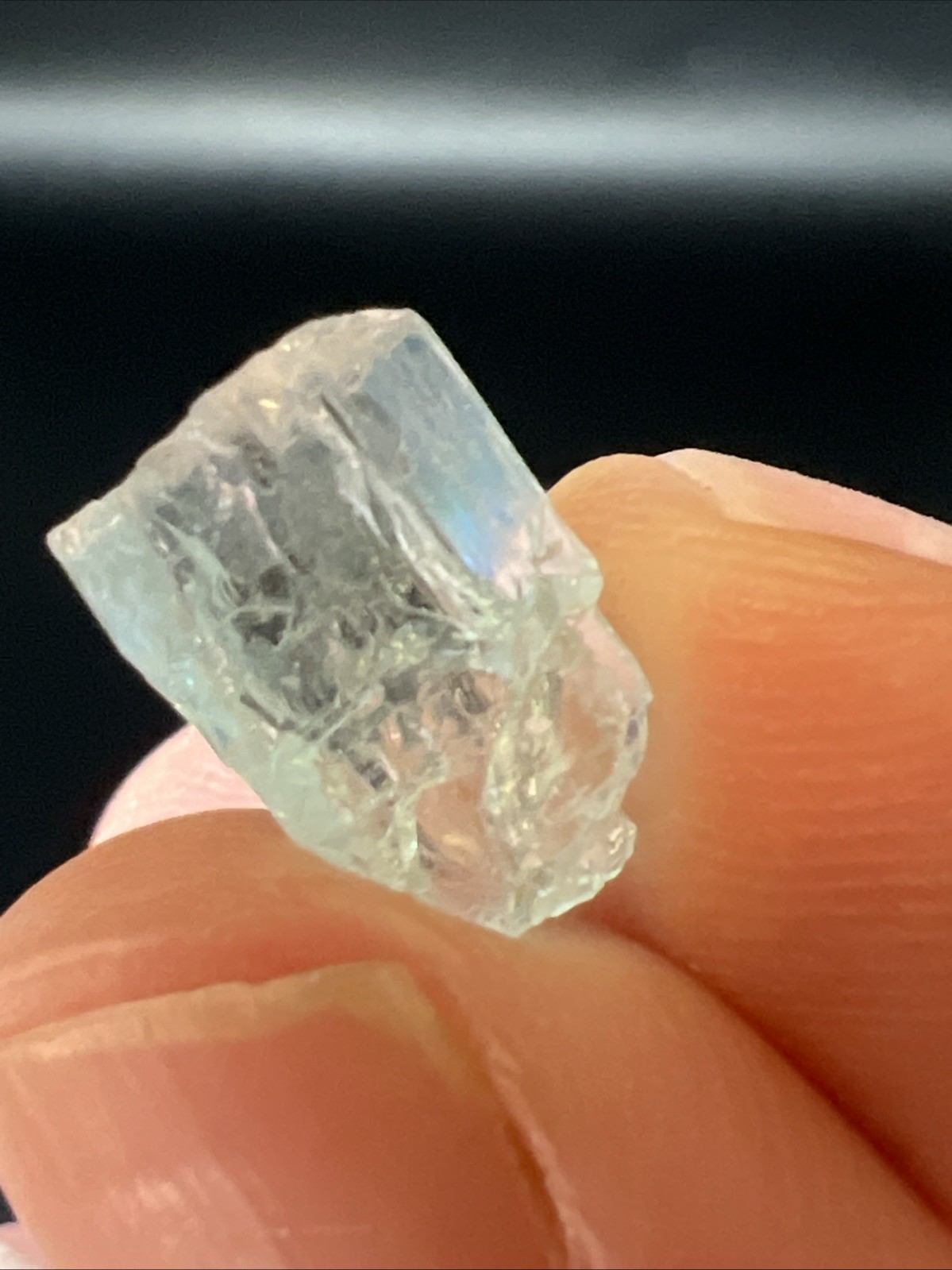 Vanadium Emerald Crystal – Nigeria Green Beryl Eye Clean Terminated -5ct- 1304