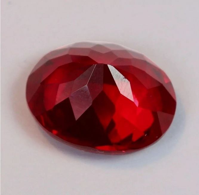 Natural Ruby Eye Clean Mozambique 9.55 Ct Oval Cut Certified Loose GGI Gemstone