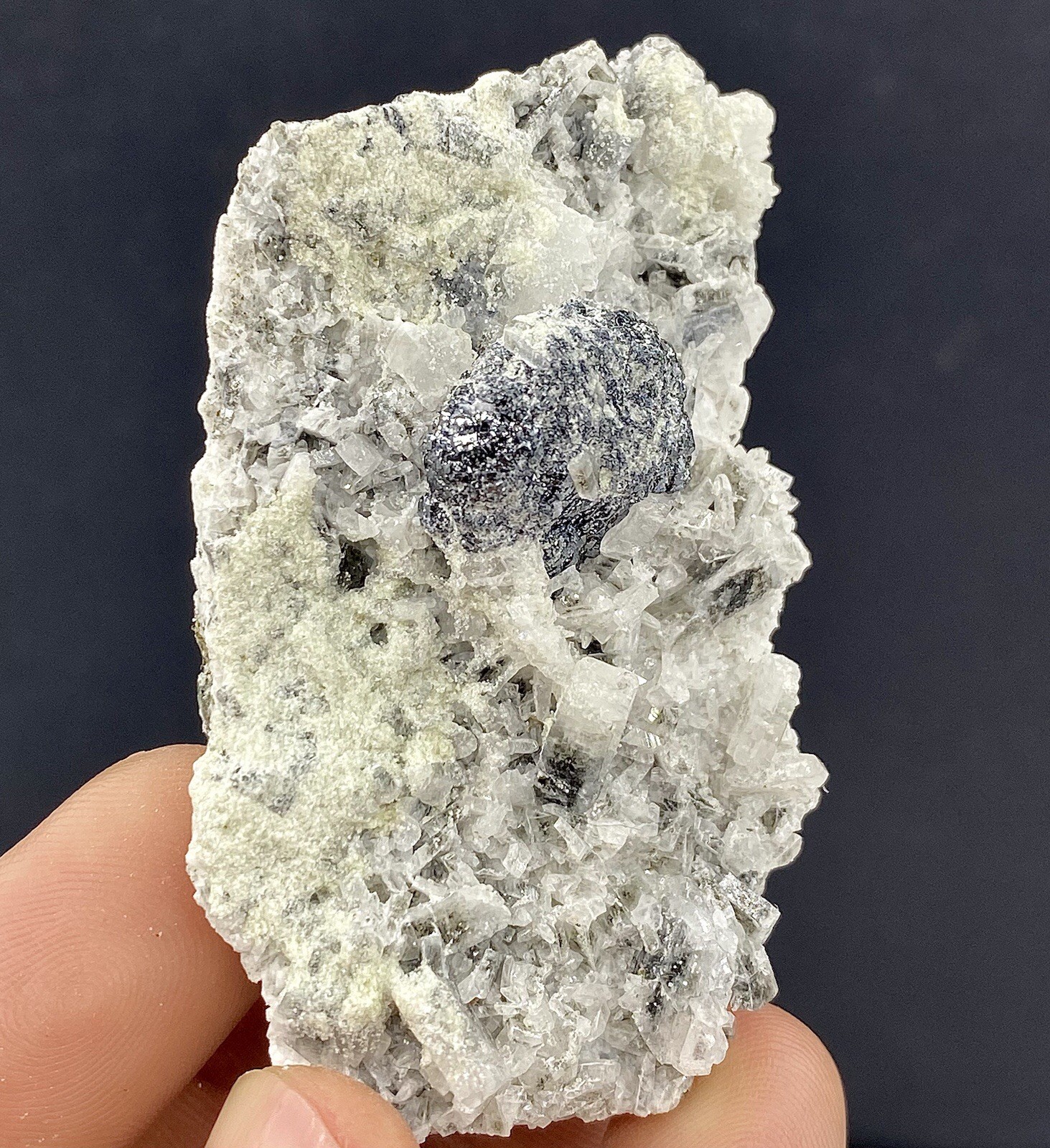 Hematite Crystal Specimen/ Sparkling Metallic Mineral, Pakistan 51 Gram