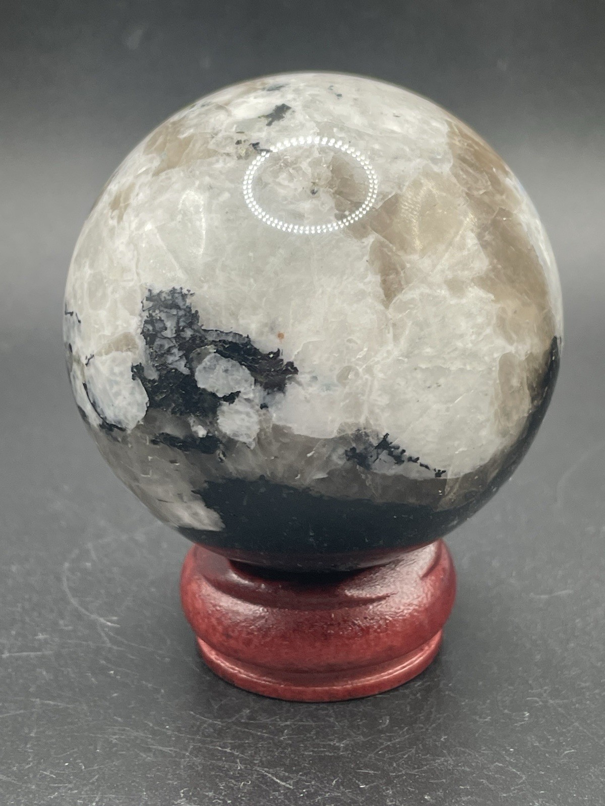 Rainbow Moonstone Sphere 281g