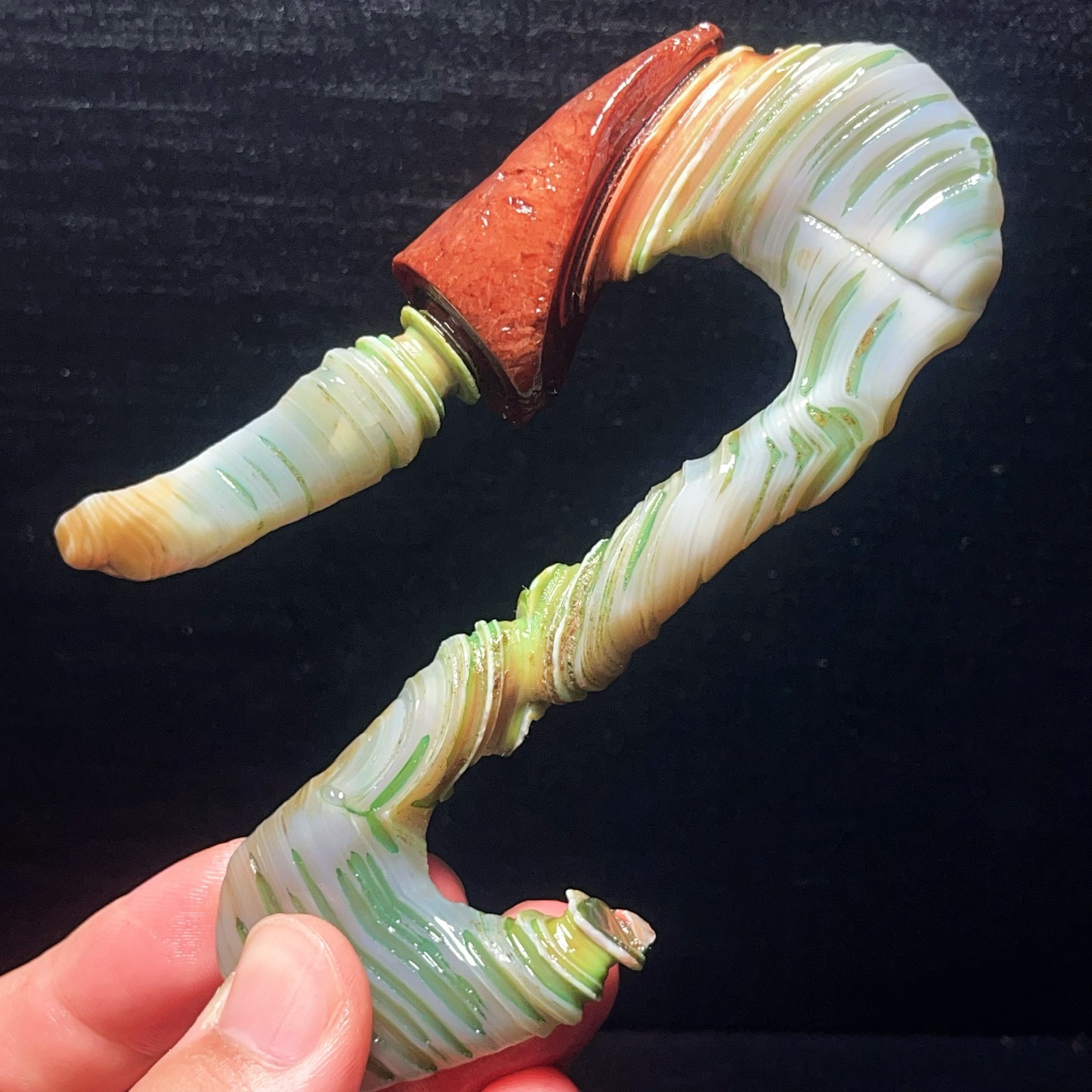 TOP 98G Natural Gobi Agate Eyes Agate Crystal Stone Healing Crystal Gift L6389