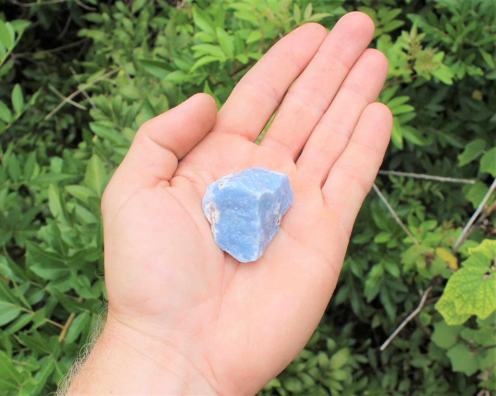 1 Piece Blue Rough Natural Angelite Crystal Stone Raw Specimen Mineral Peru