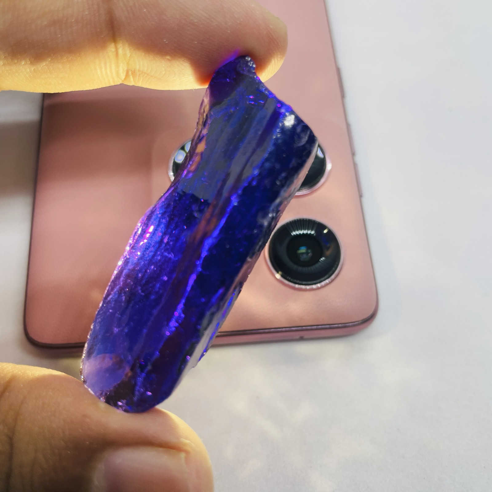 500CT Rough Blue Zircon Natural Stone | Healing Raw Crystal for Spiritual Energy
