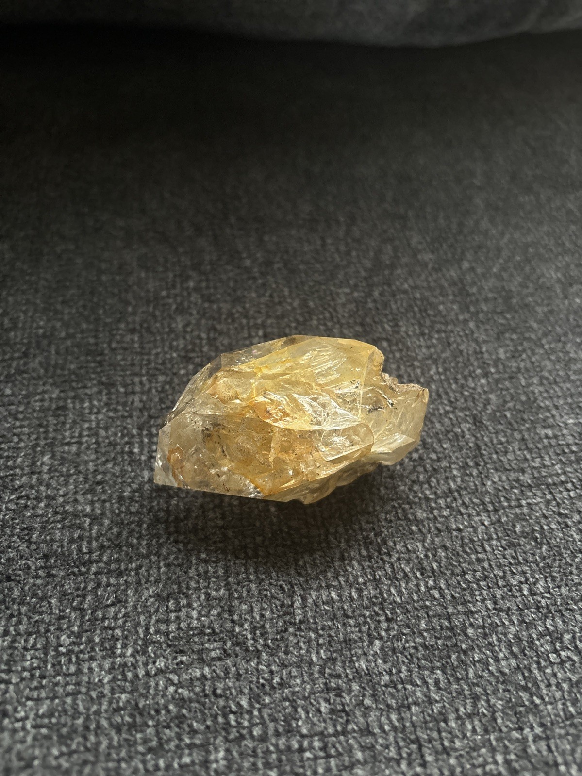 Herkimer Diamond Quartz Crystal “Golden Healer” 2.75in x 1.75in, 3.8oz
