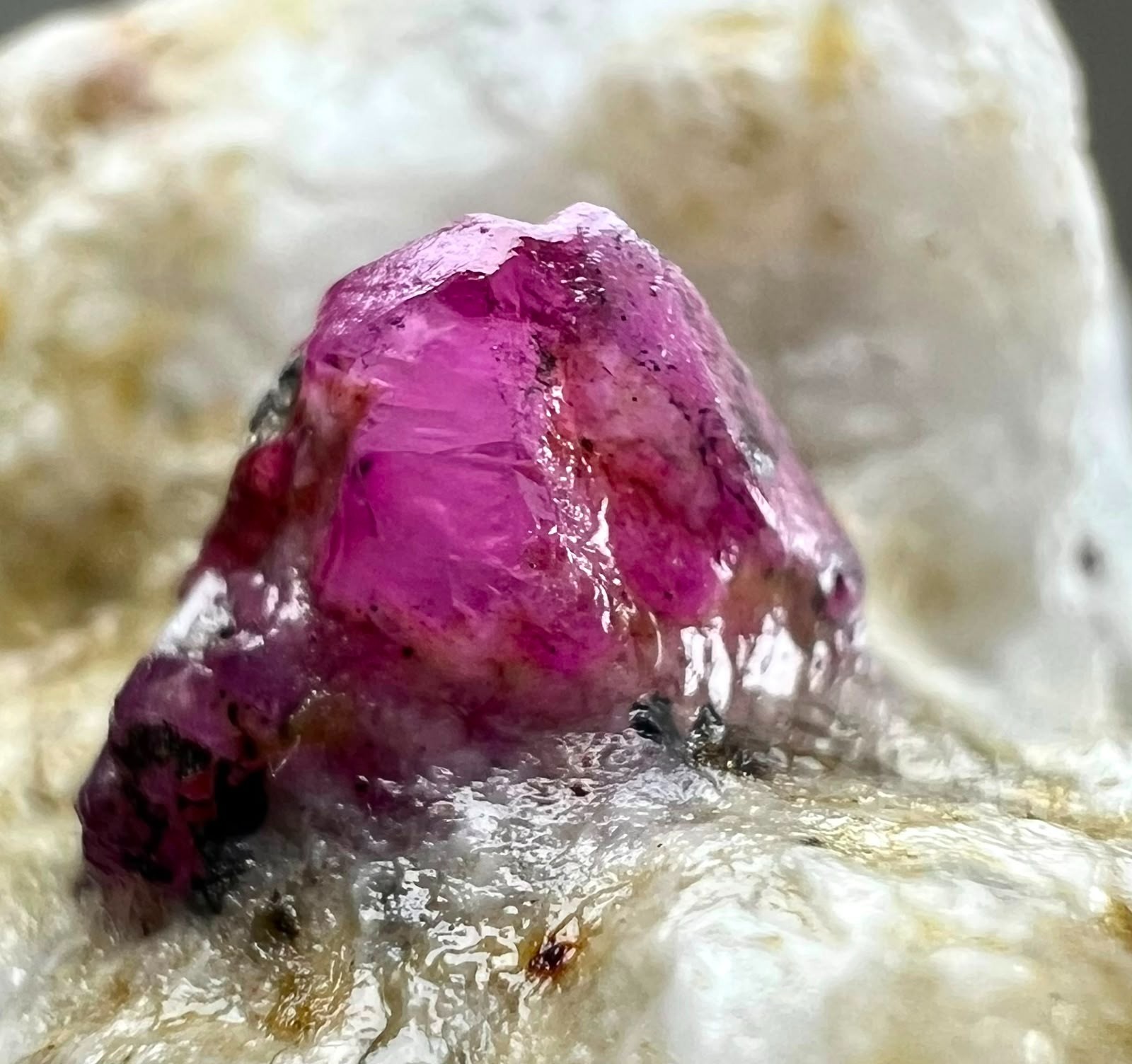 508 CT , Beautiful!!Natural Red Ruby Crystal on matrix From Jegdalek @Afg