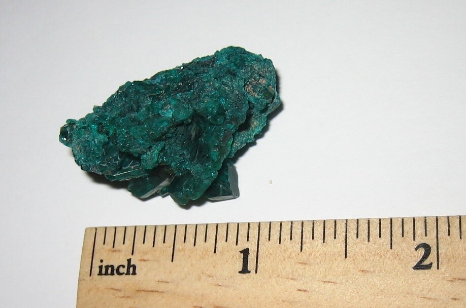 1.25″ RARE BEAUTIFUL NATURAL DIOPTASE CRYSTAL CLUSTER FROM THE CONGO ~ 12.6g *1A