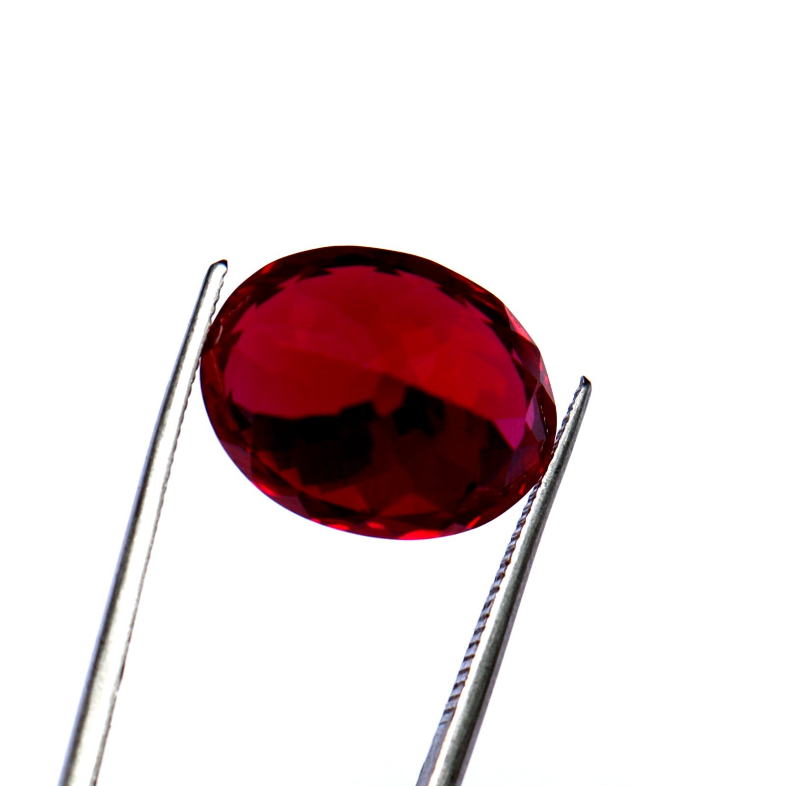 BURMA Pigeon Blood Red Ruby Certified Loose Gemstone Oval Cut 10.45 CT