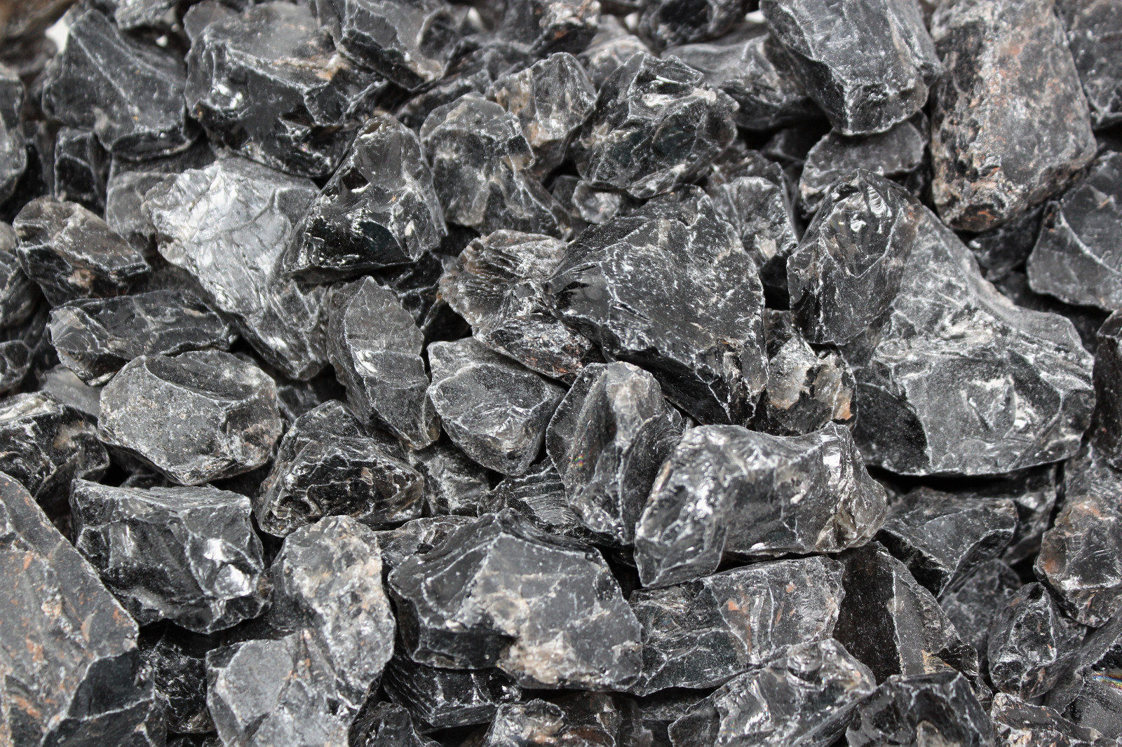 1/2 lb Natural Rough Smoky Quartz Crystal Rock Box Collection (Raw Smokey 8 oz)