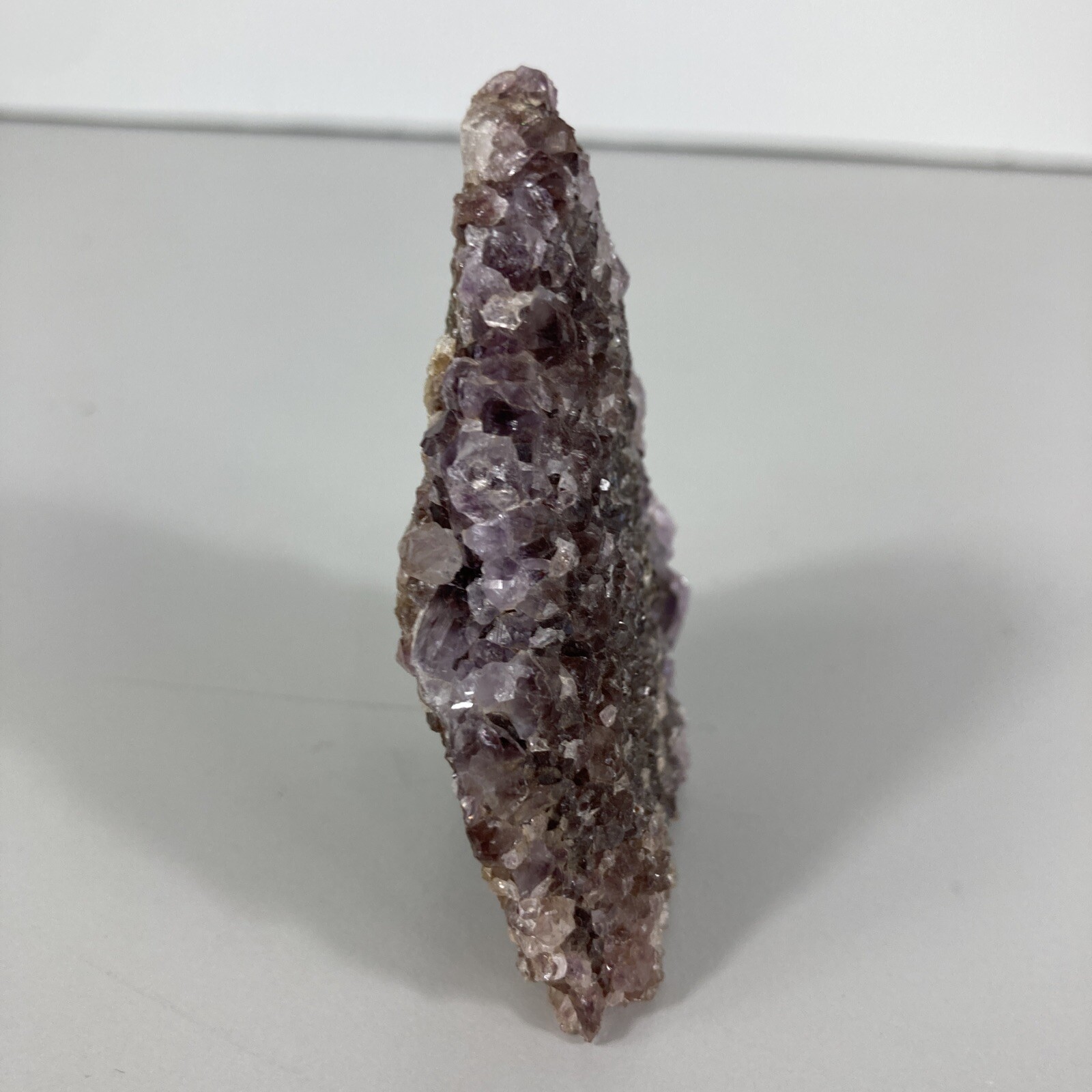 Light Pale Purple Crystal Cluster Geode Rock Quartz 3.6 Ounces 3″ x 2″ Stands Up