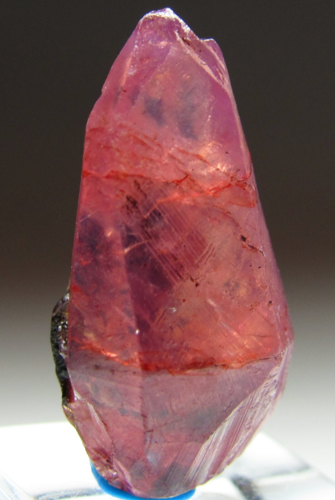 EXTRAVAGANT FINE DOUBLE TERMINATED GEM CLEAR RUBY CRYSTAL!!! WINZA TANZANIA