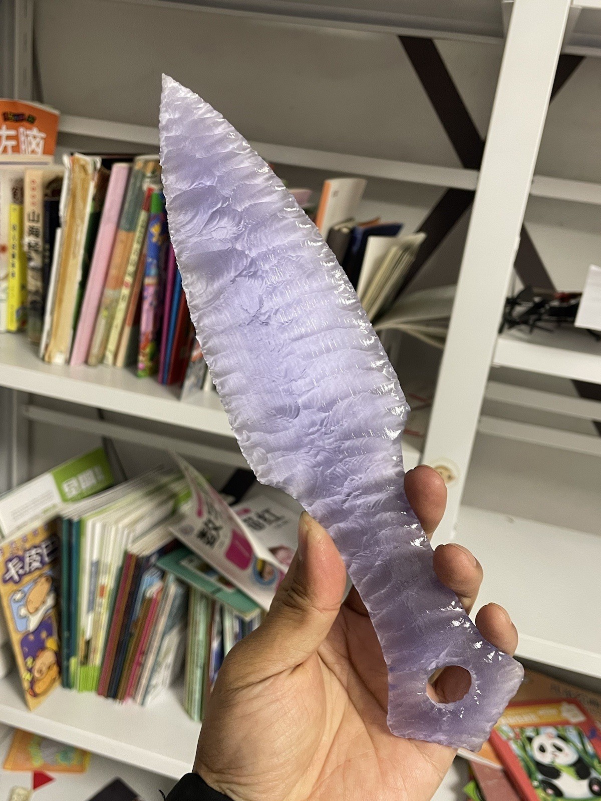 Cat’s eye Claw knife hand carved Karambit Quartz Crystal knife healing