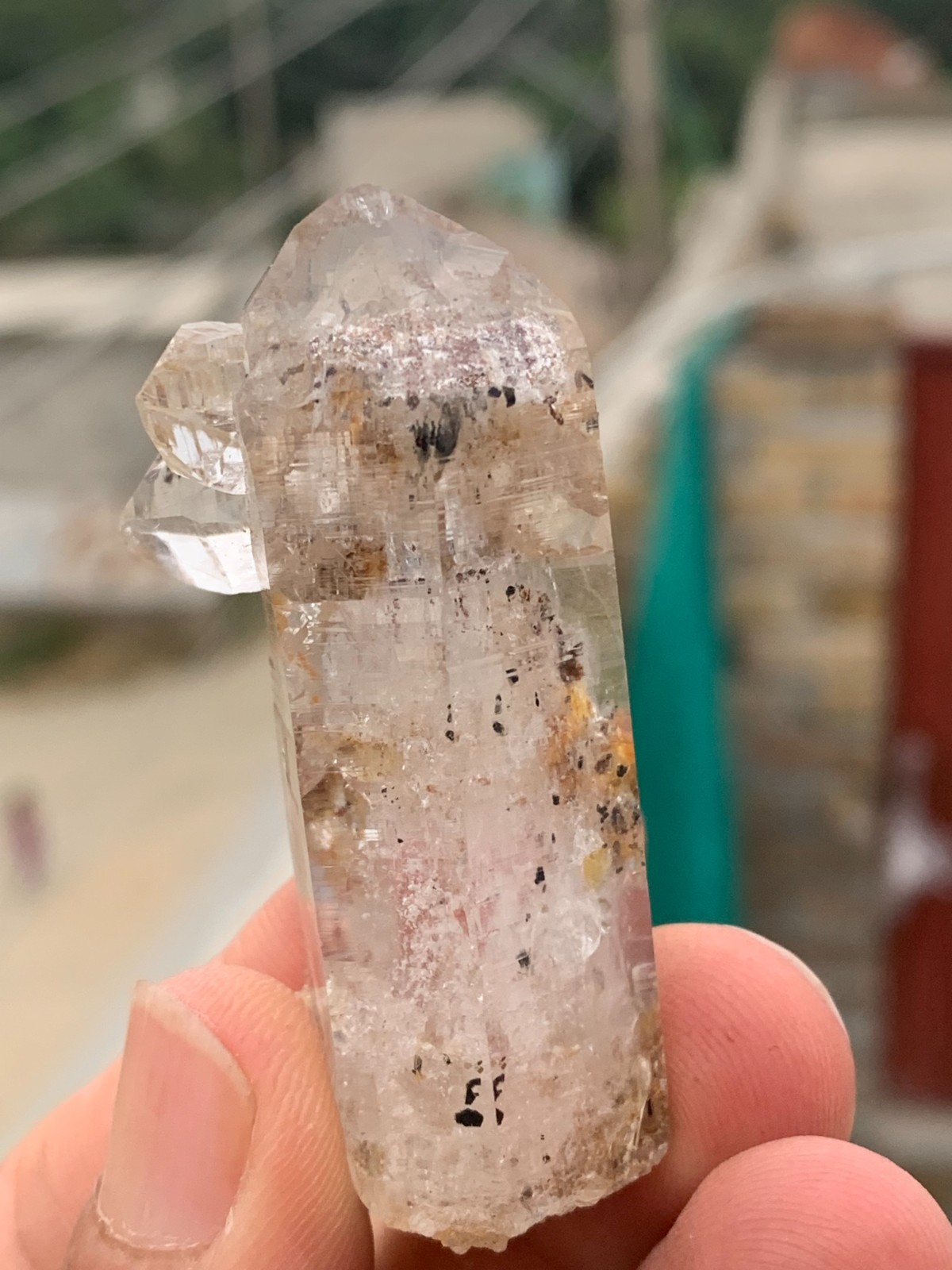 35 grams AAA Grade Garden Quartz (Lodolite) Point – Thousand Layers Formation