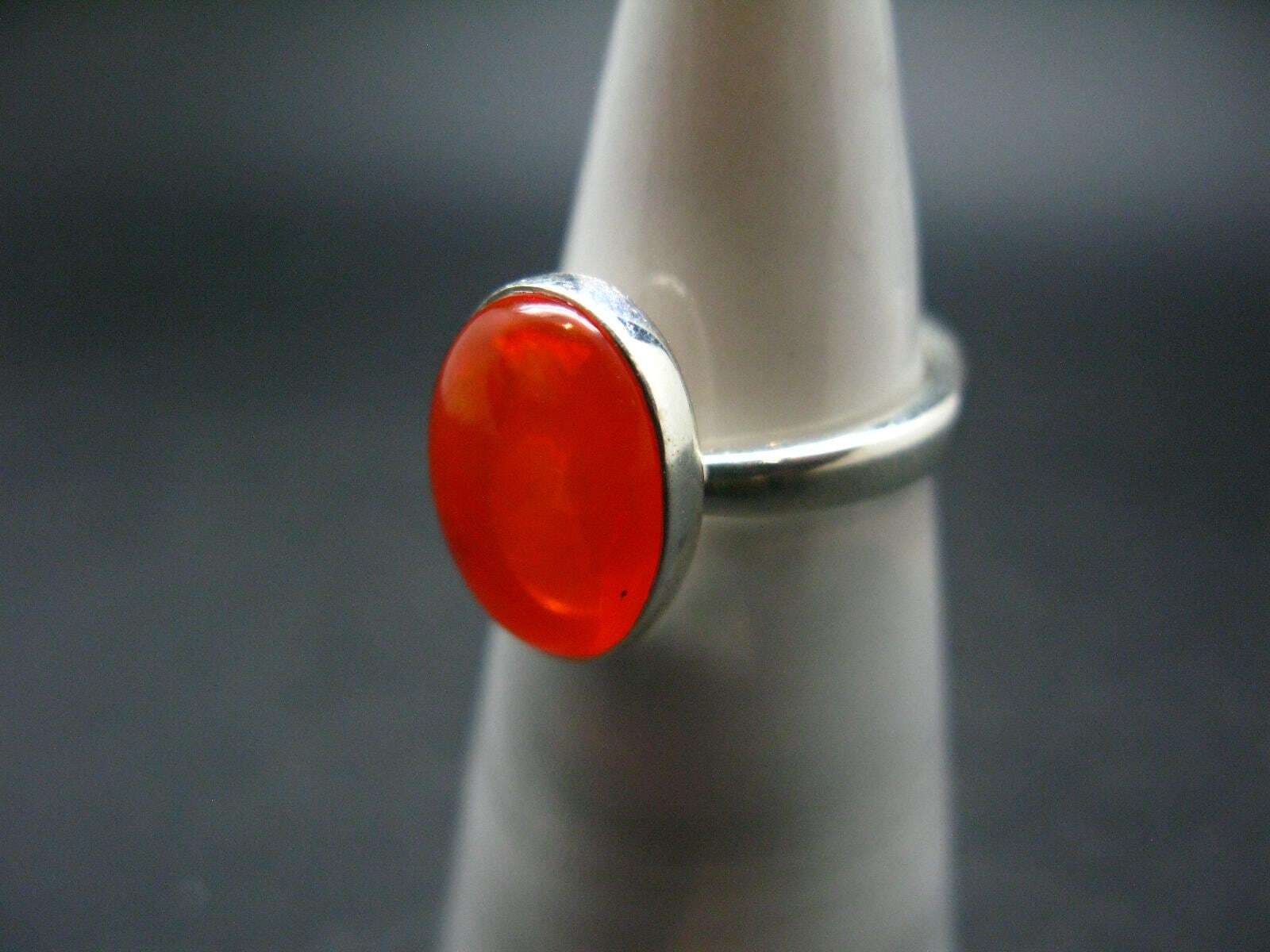 Natural Opal 925 Sterling Silver Ring from Ethiopia – Size 7