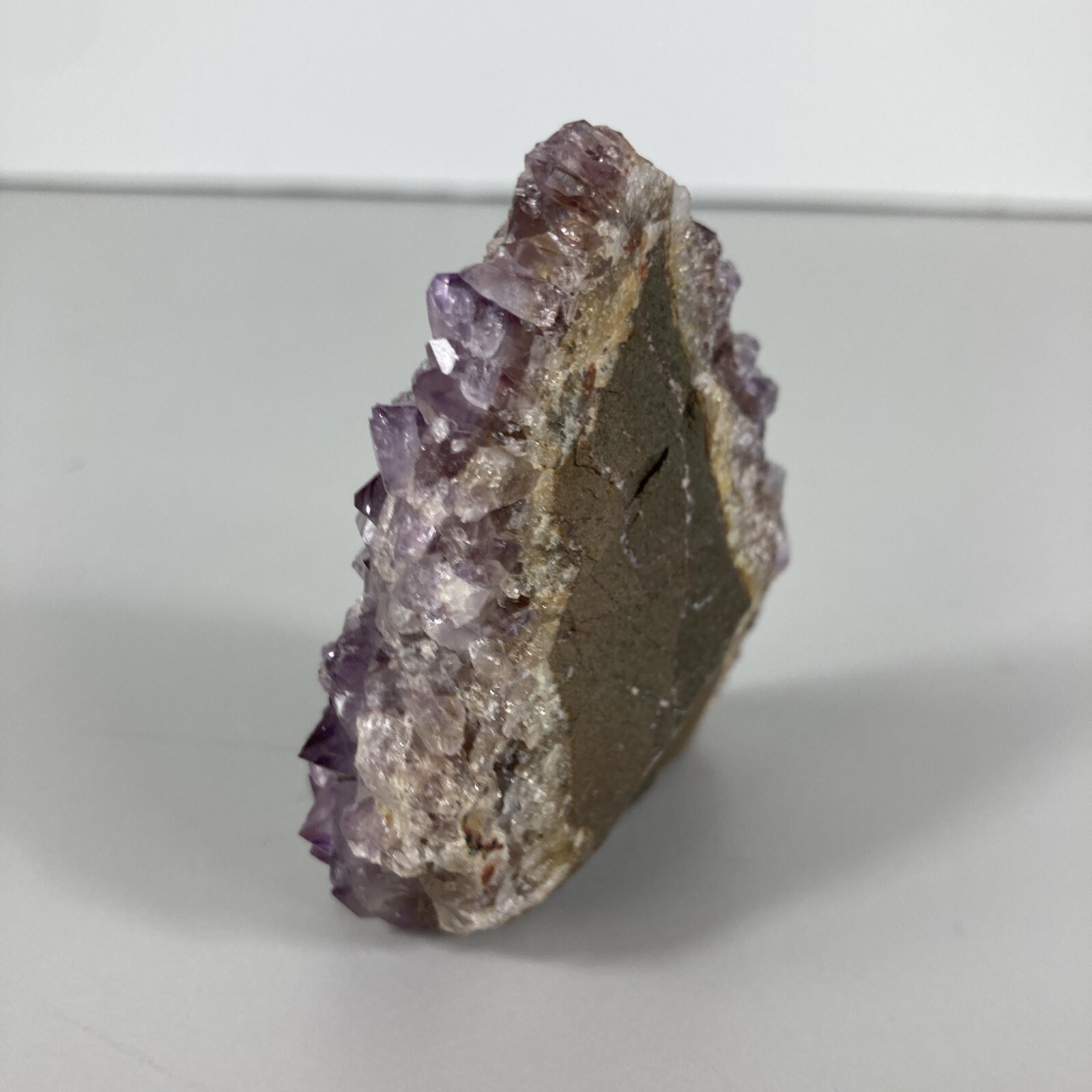 Light Pale Purple Crystal Cluster Geode Rock Quartz 3.6 Ounces 3″ x 2″ Stands Up