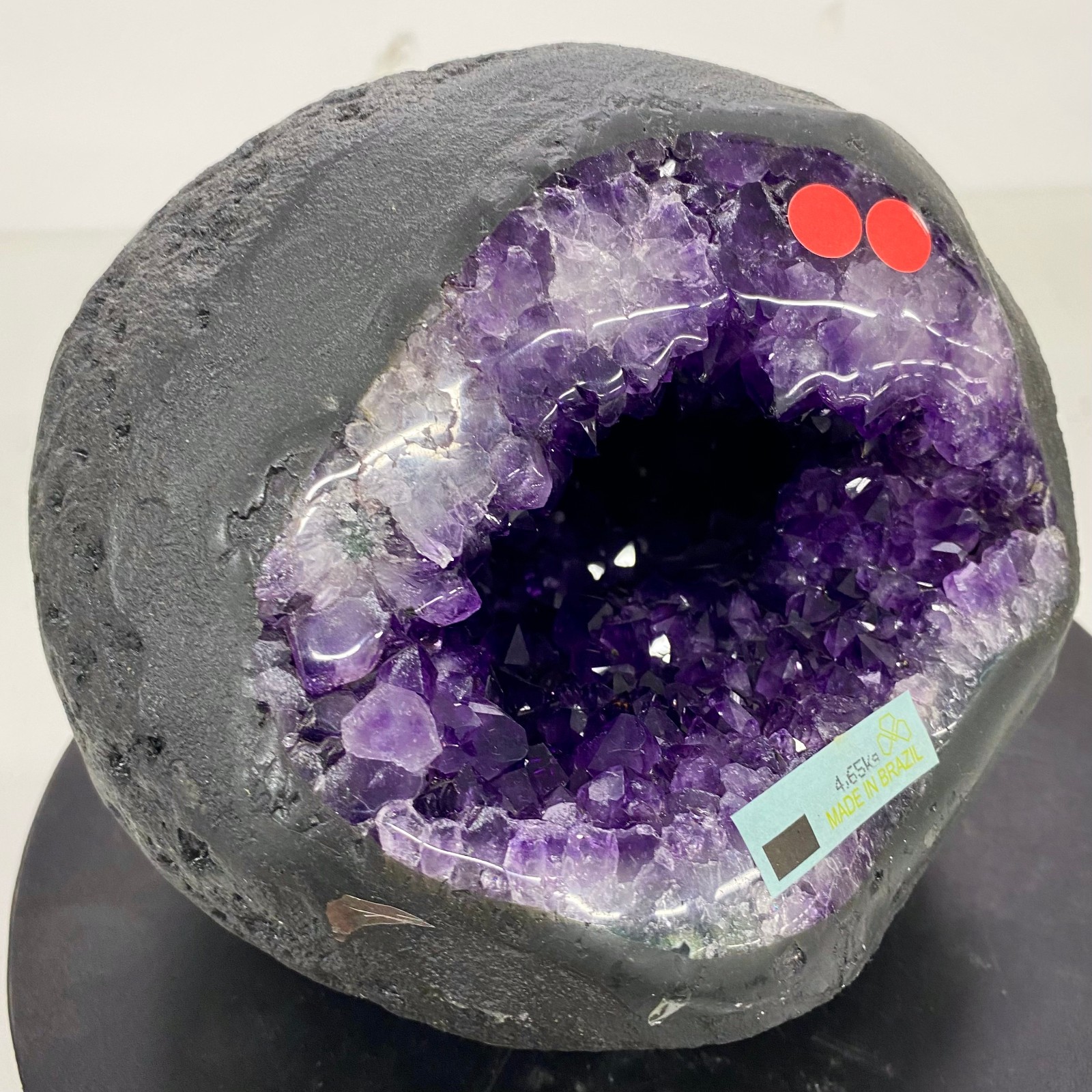 10.22LB Natural Amethyst geode quartz cluster crystal specimen Healing
