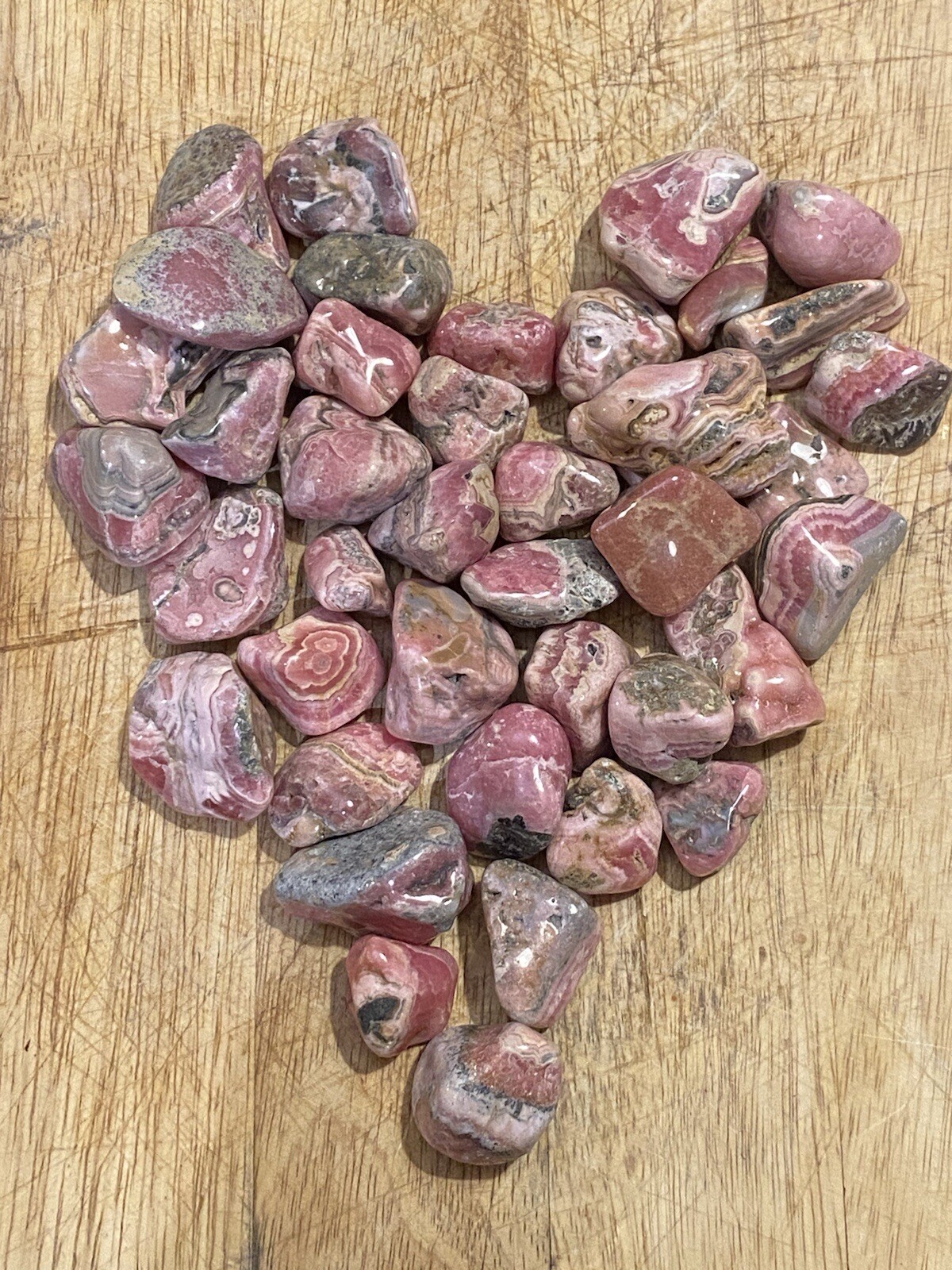Rhodochrosite Tumblestones AAA+ : Love / Compassion / Light Argentina