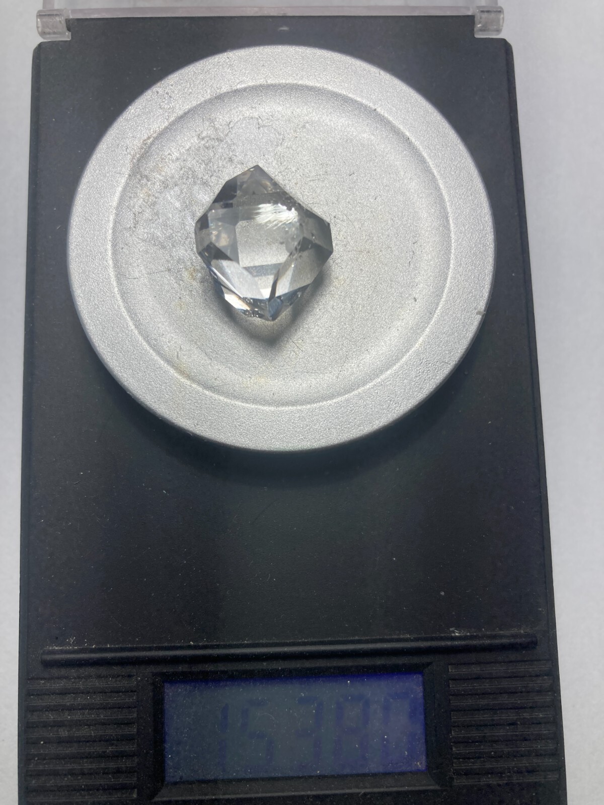 Herkimer NY AA + Diamond NEW TREASURE BOX 18mm x 15mm, 15.38ct sec A2