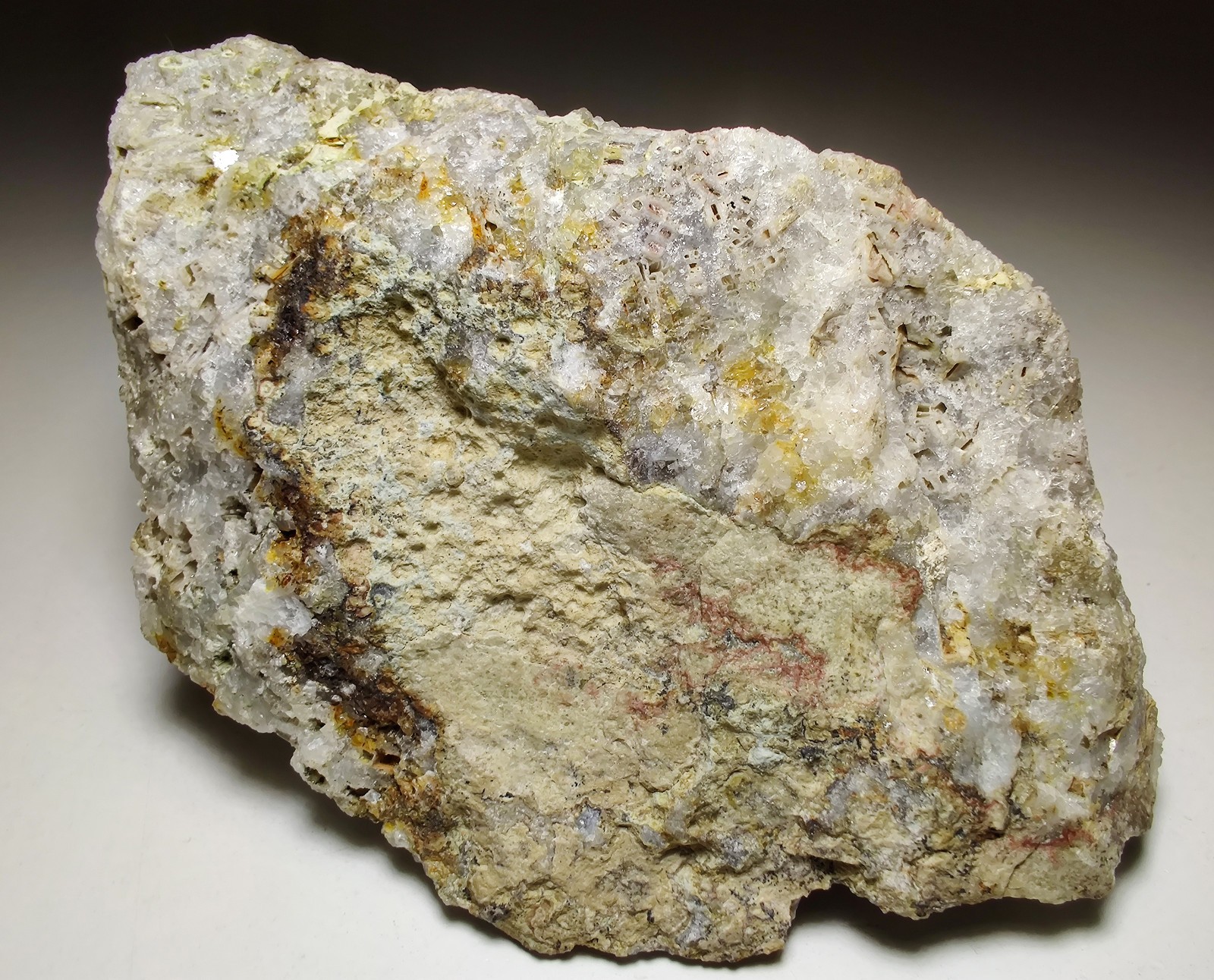 Anhydrite Quartz pseudo on matrix. Paterson, New Jersey. 209 grams.