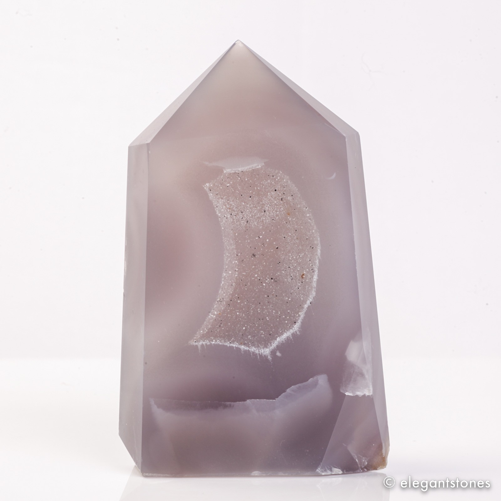 364g110mm Large Druzy Agate Geode Tower Crystal Point Natural Quartz Healing