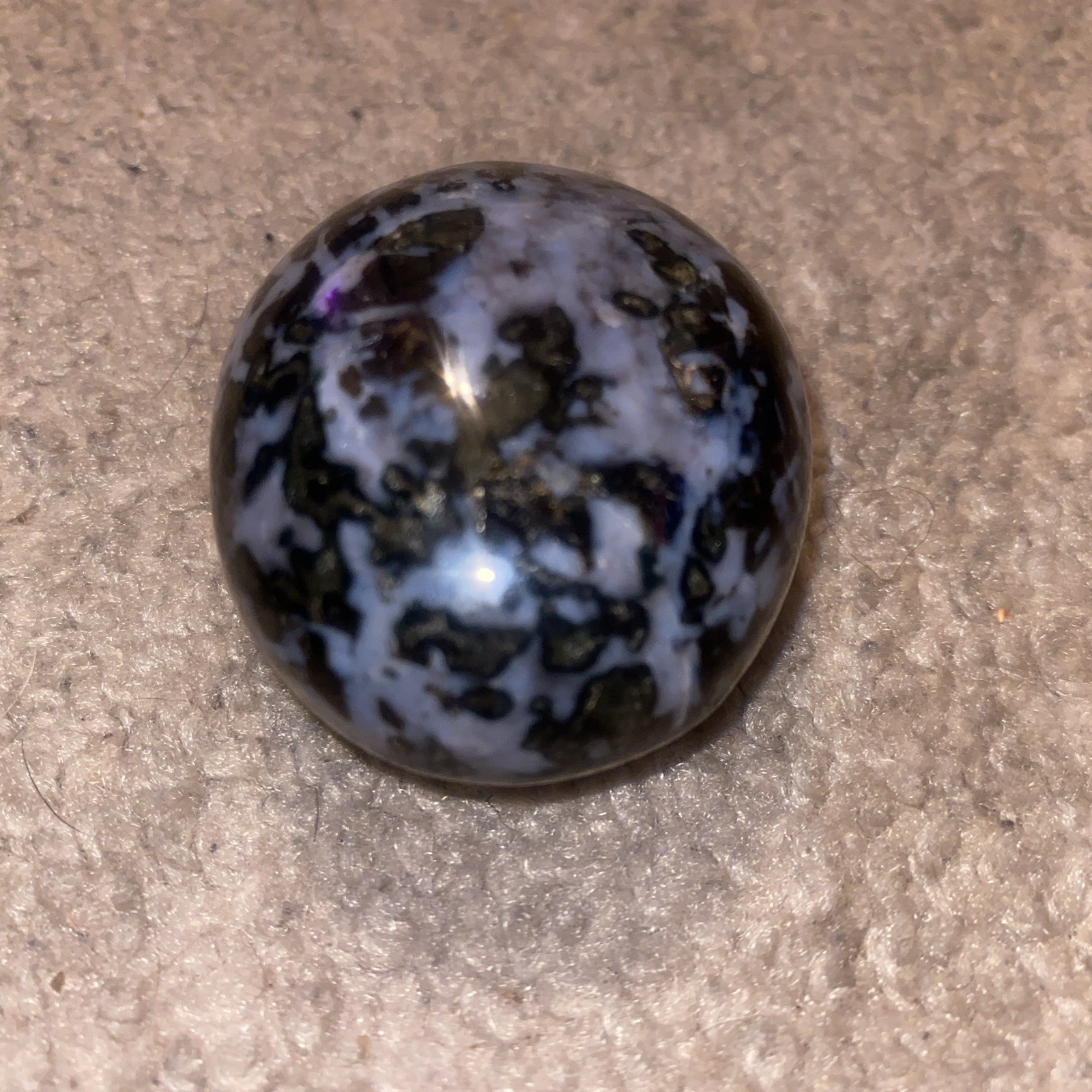 Indigo Gabbro Sphere Polished Gemstone Crystal Mineral 133g