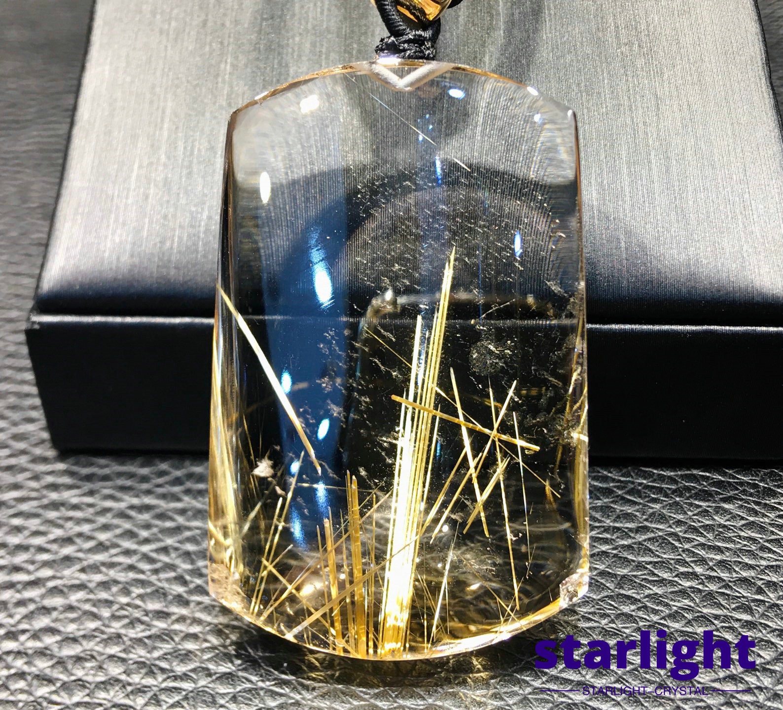 31G Natural Brazilian Titanium Crystal No Matter Brand Crystal Pendant