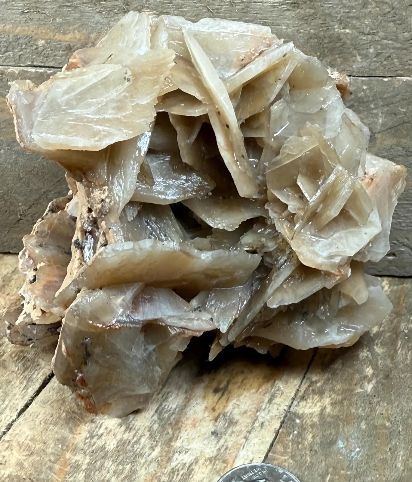 Barite Morocco Crystals Cluster, 3.5 inch