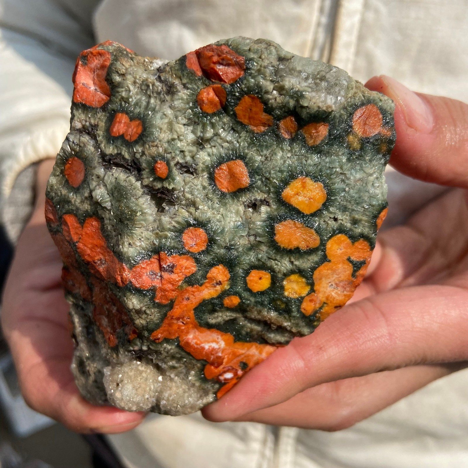 1lb Natural colourful ocean jasper raw stone crystal rough mineral specimen