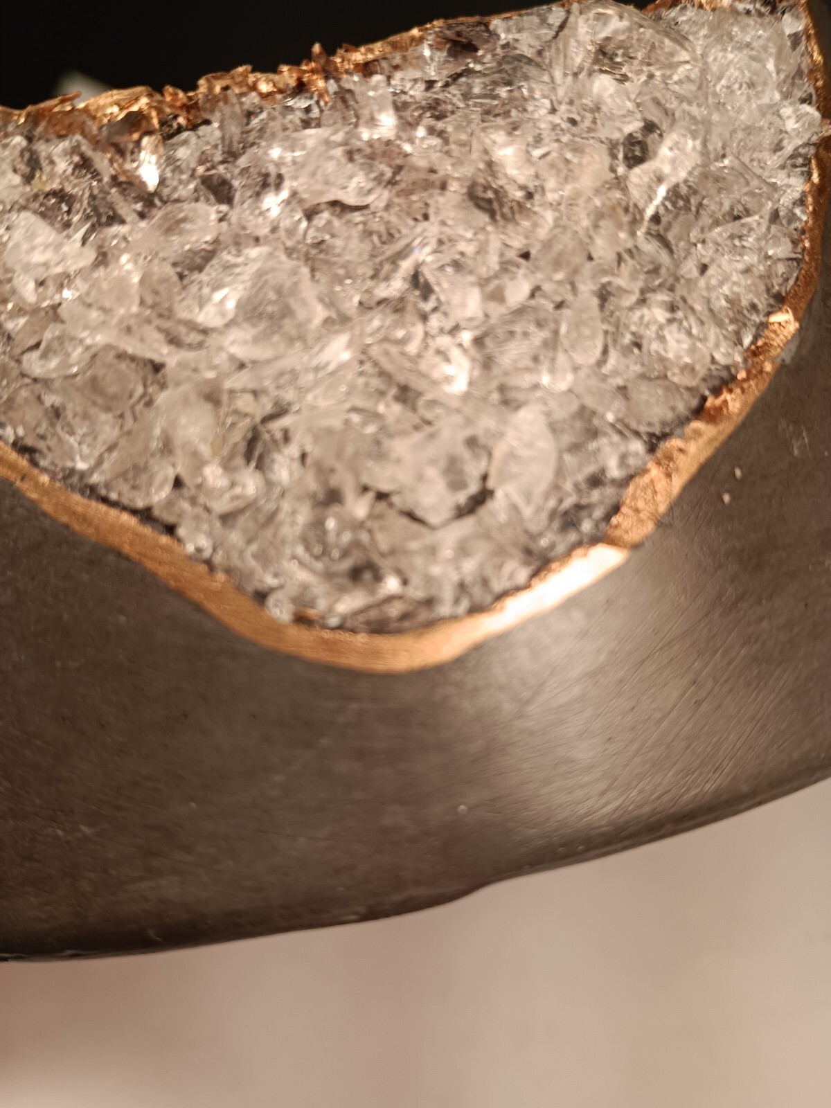 Tal & Bert Geode Stone Planter Candle Holder