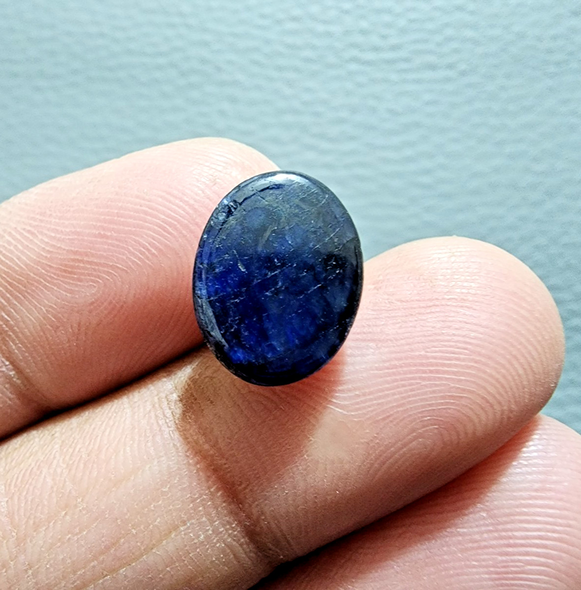 Certified Blue Sapphire Oval Shape 12.67Ct Loose Natural Gemstone For Jewelry