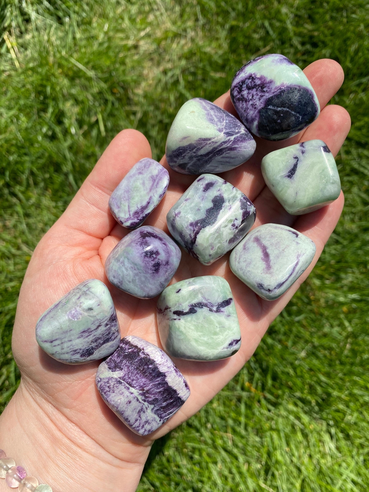 Kammererite Tumbled Stone – Natural Kammererite Crystal from Turkey, Rare Stone