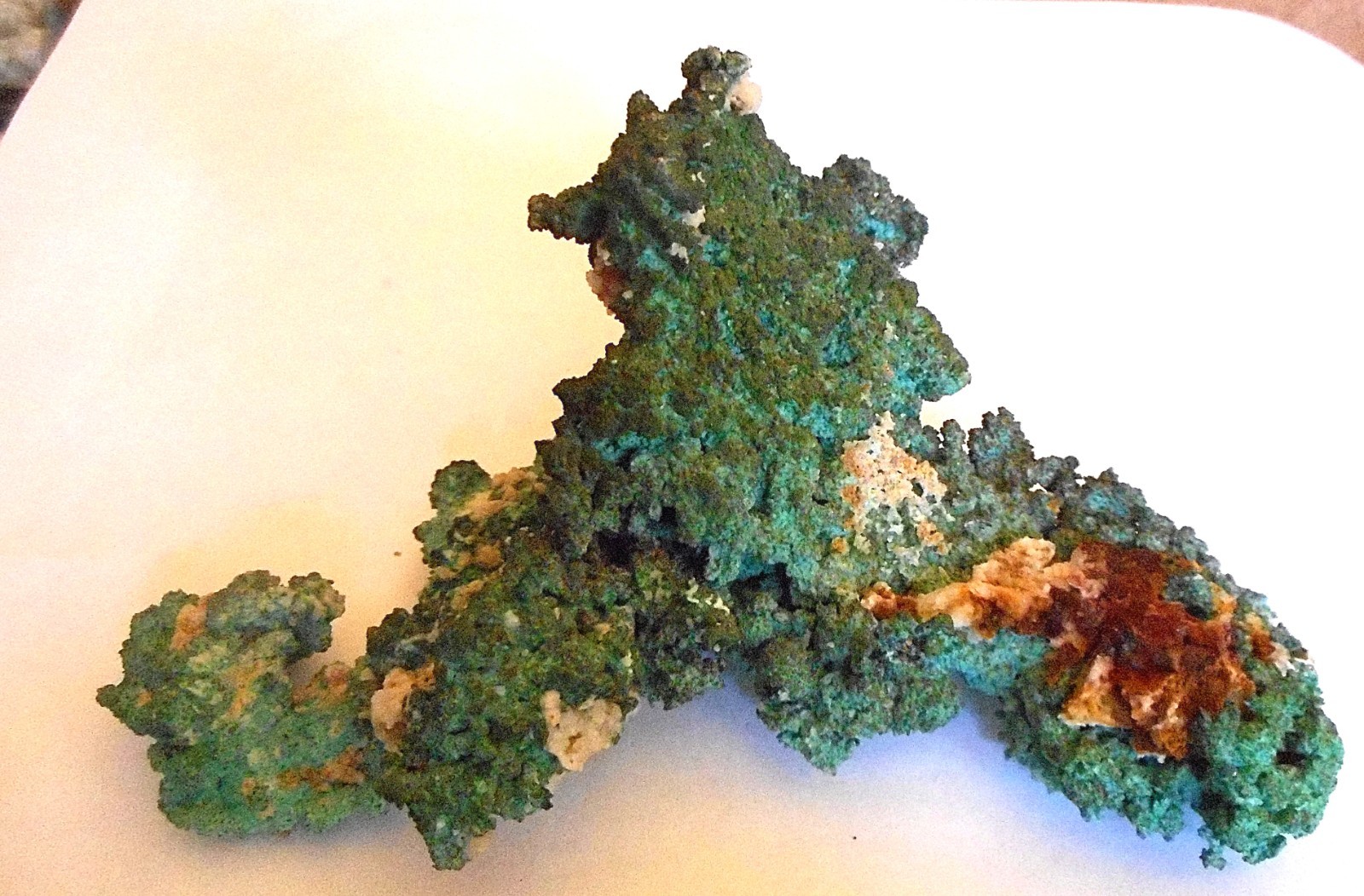 Huge Natural Green Copper Crystal Specimen Michigan . 6.0″ . 711 grams . 1.5 Lb