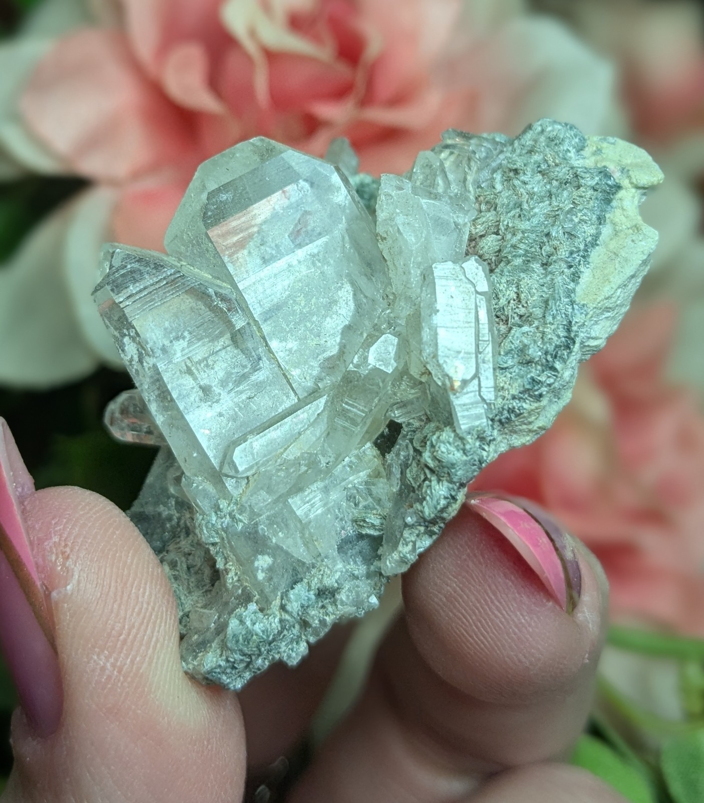 Colombian Quartz Cluster 1.87″