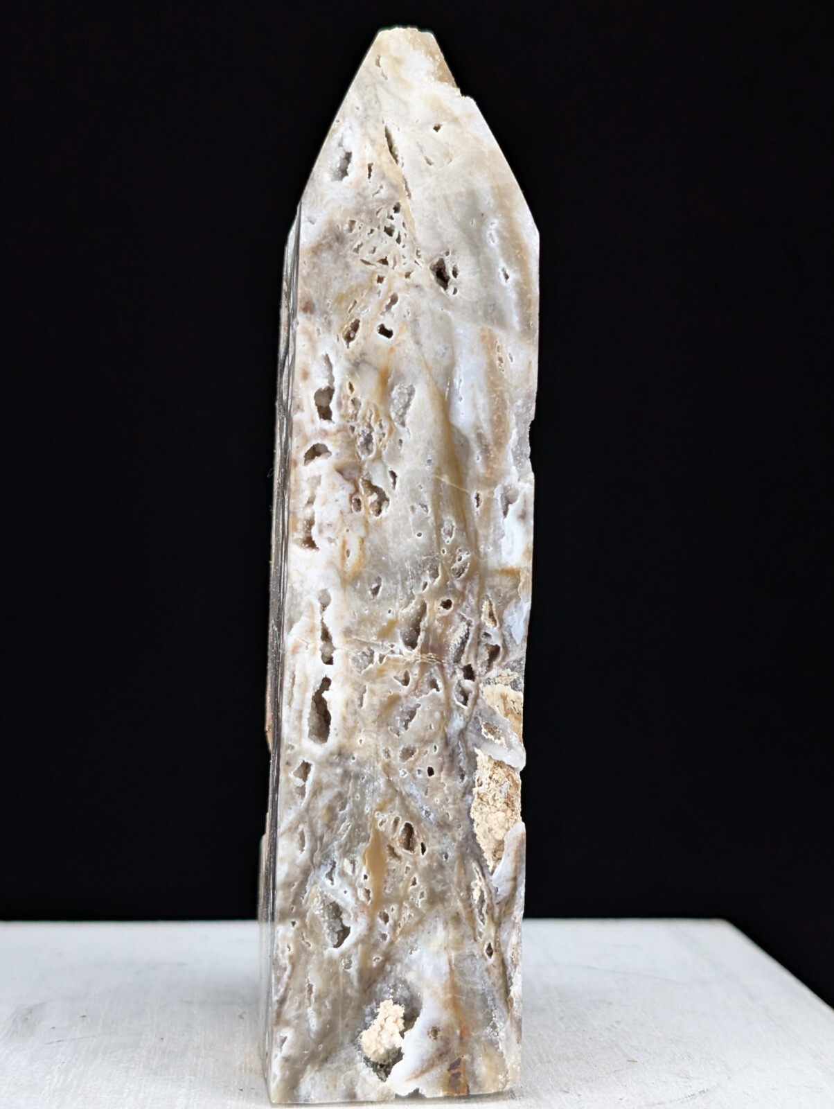 Sphalerite Tower Druzy Crystal Large Gemstone Point Chakra Wand