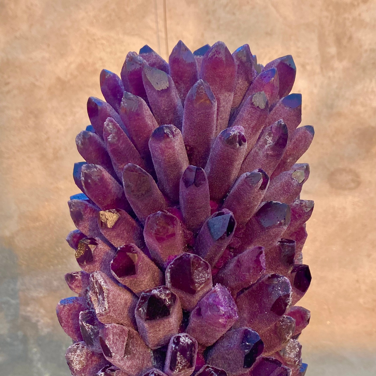 27.88LB New find purple phantom crystal quartz cluster mineral specimen healing
