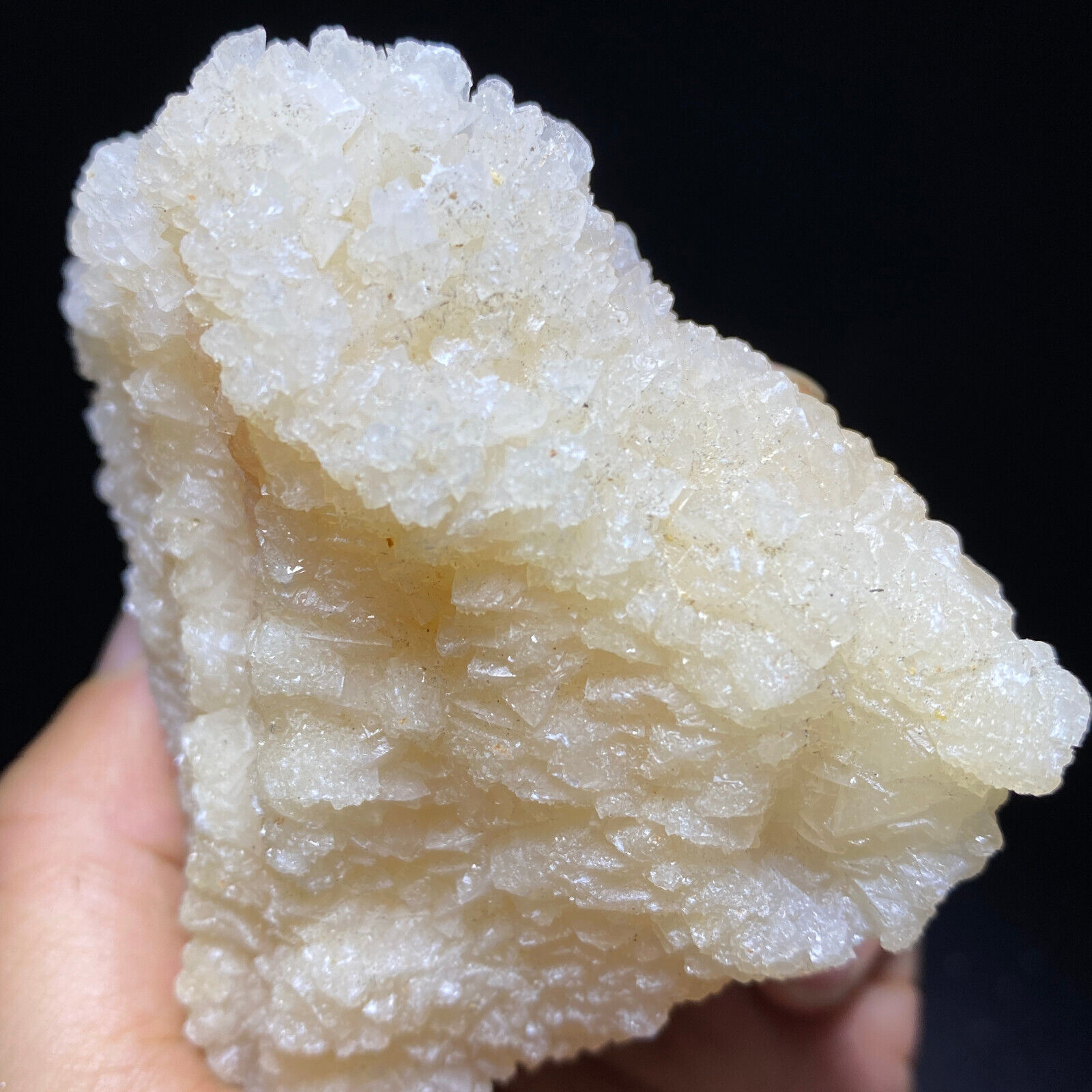 200g Beautiful Natural Yellow Triangle Calcite Crystal Cluster Mineral Specimen