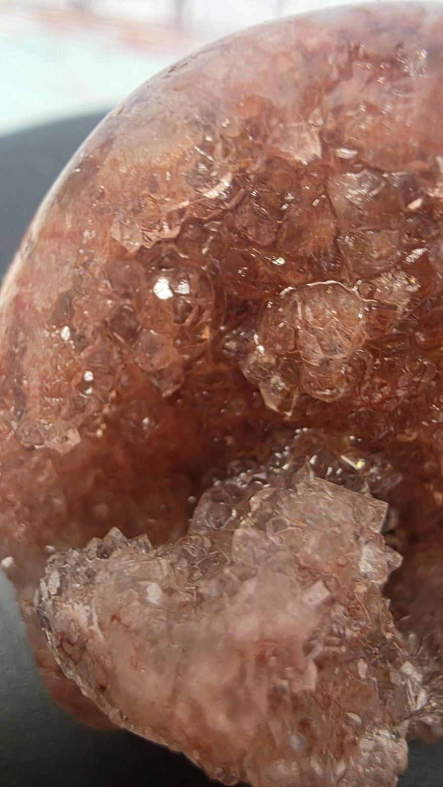Patagonian Pink Amethyst Druzy Freeform Argentina Self Standing 148.58g