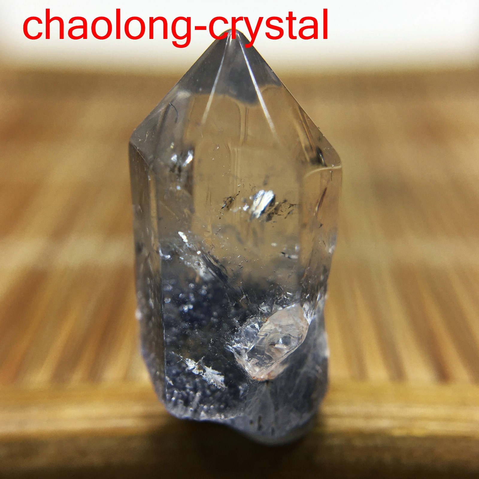 4.7Ct Very Rare NATURAL Beautiful Blue Dumortierite Quartz Crystal Specimen 1363
